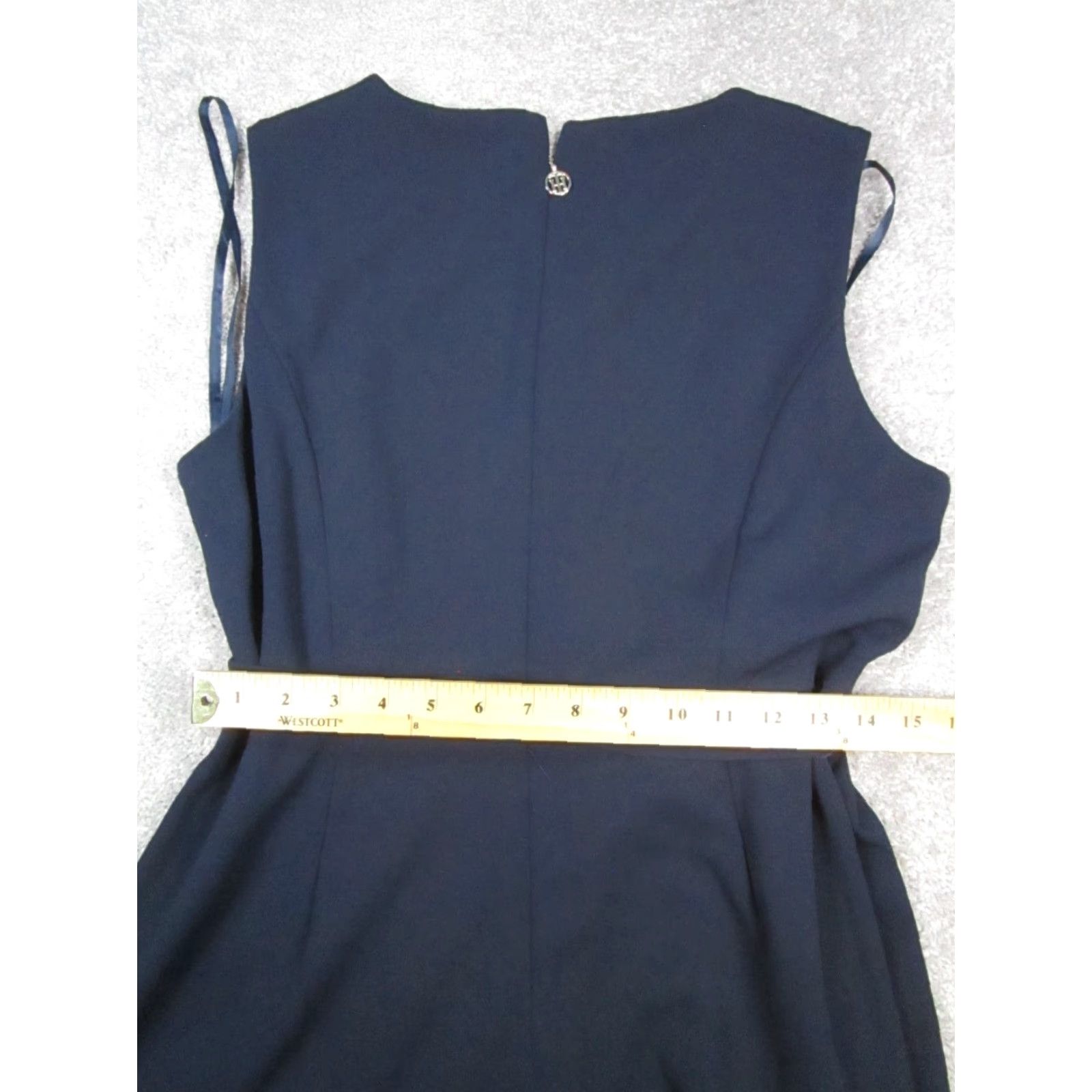 Tommy Hilfiger VINTAGE Tommy Hilfiger Jumpsuit Womens 14 Blue Wrap Size 36" / US 14 / IT 50 - 7 Thumbnail