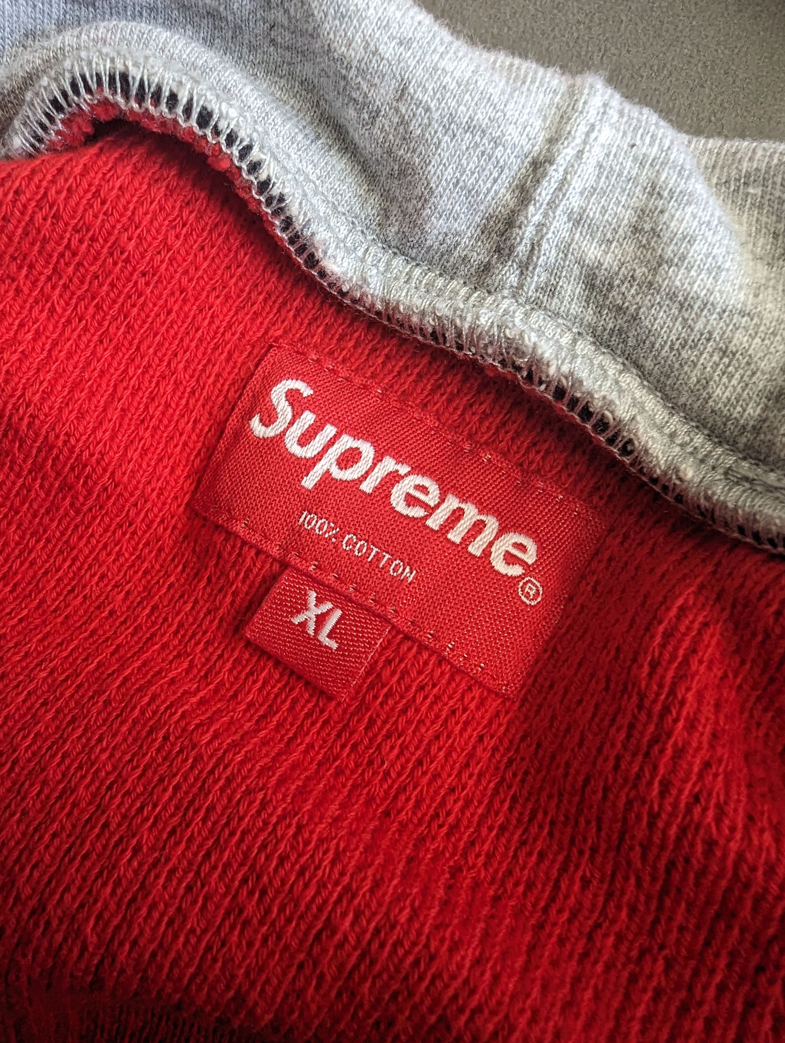Supreme NEW Supreme Hooded Waffle Ringer Red XL Size US XL / EU 56 / 4 - 4 Thumbnail