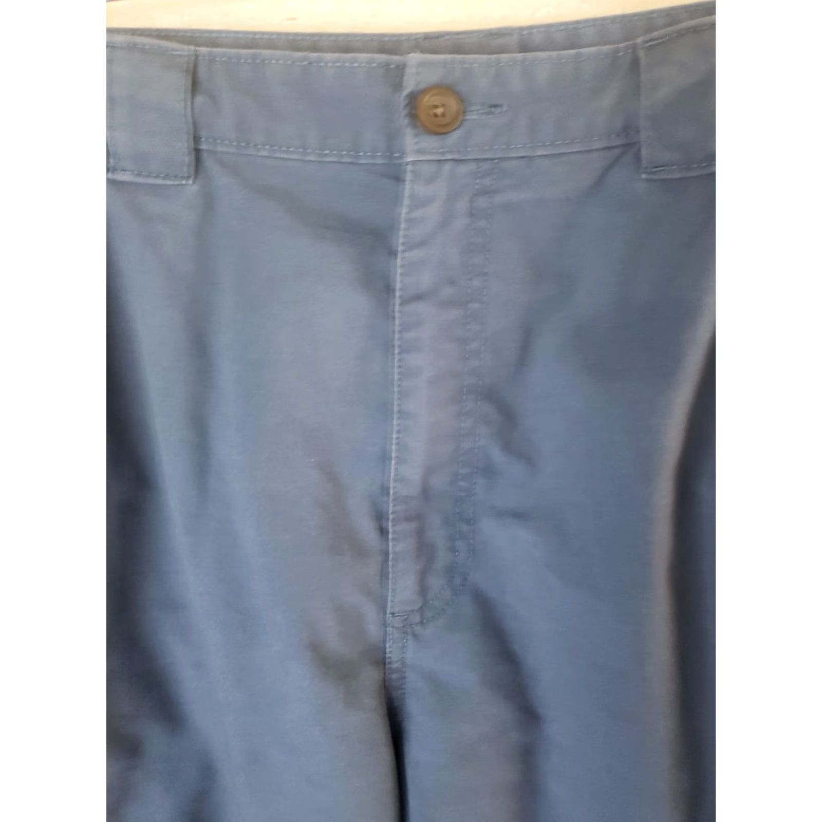 Savane Savane Cargo Shorts Blue Elastic Waist Cotton Outdoor Hiking Utility 40x9 Men Regular 40in Flat Front Pockets Size US 40 / EU 56 - 6 Thumbnail