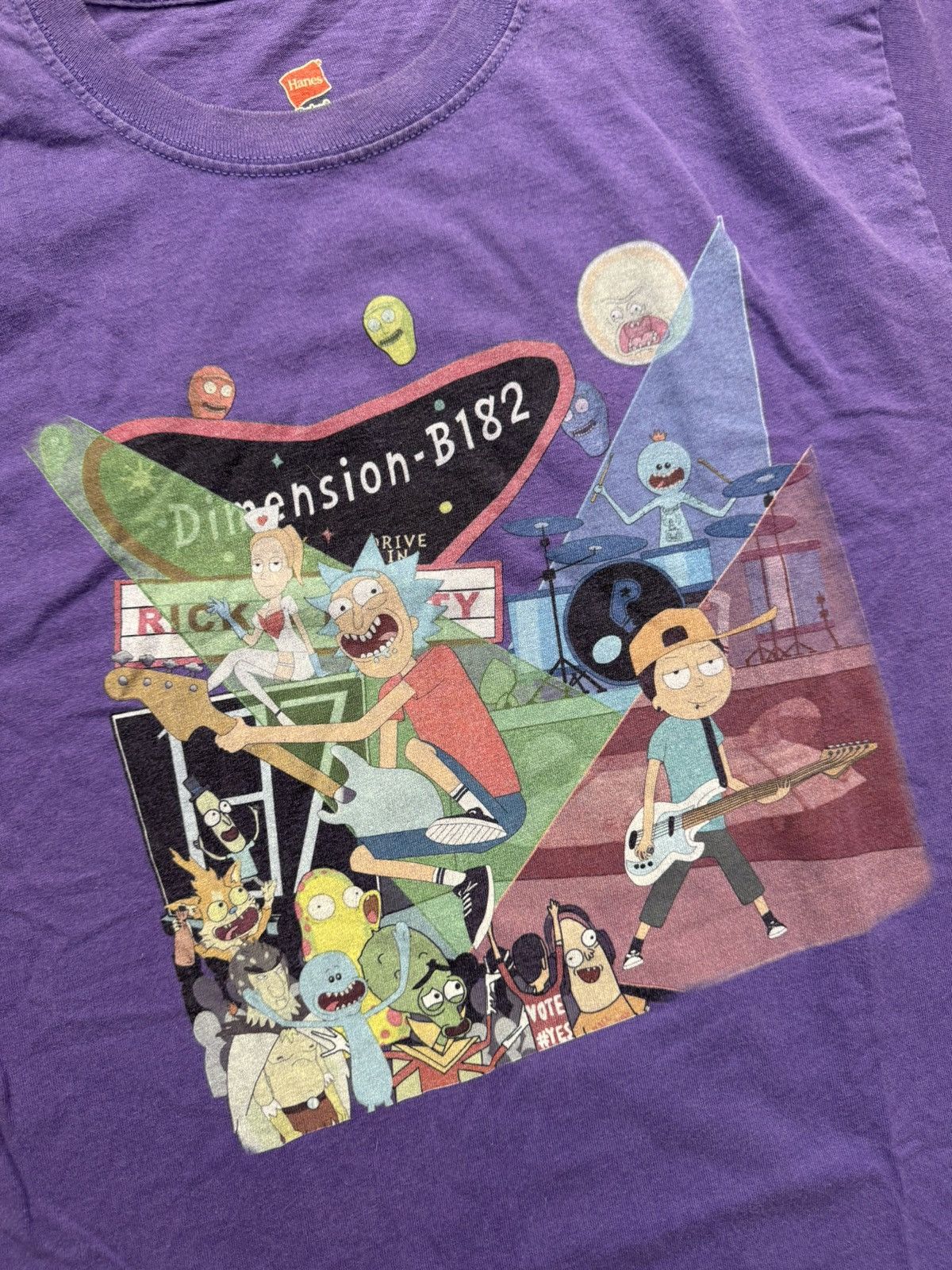Band Tees × Cartoon Network Rick & Morty “Tom Mark & Travis Show” Y2K Blink-182 Tee Size US M / EU 48-50 / 2 - 7 Thumbnail