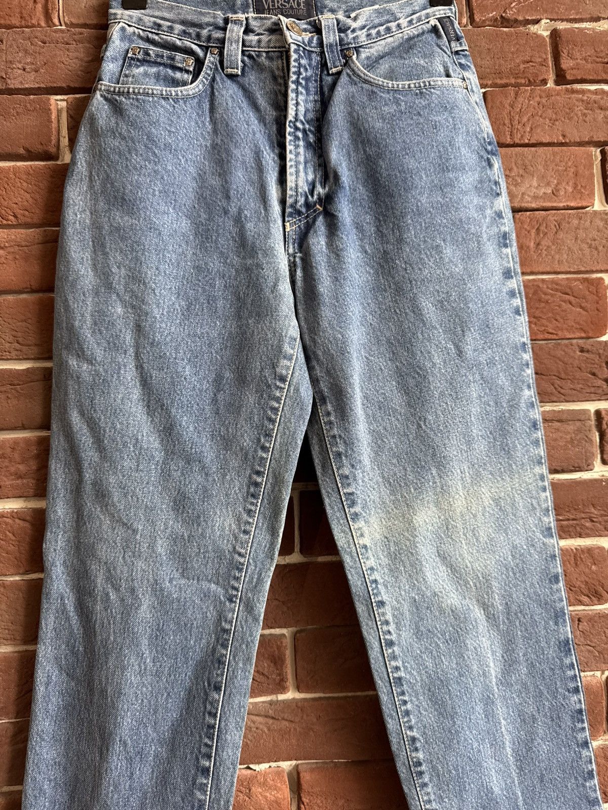Versace Versace Jeans Couture Vintage Y2k Denim Pans Hype Washed Size US 26 / EU 42 - 5 Thumbnail