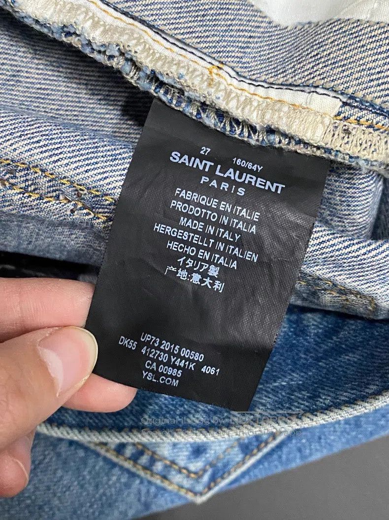 Saint Laurent Paris #REF! Size 27" / US 4 / IT 40 - 7 Thumbnail