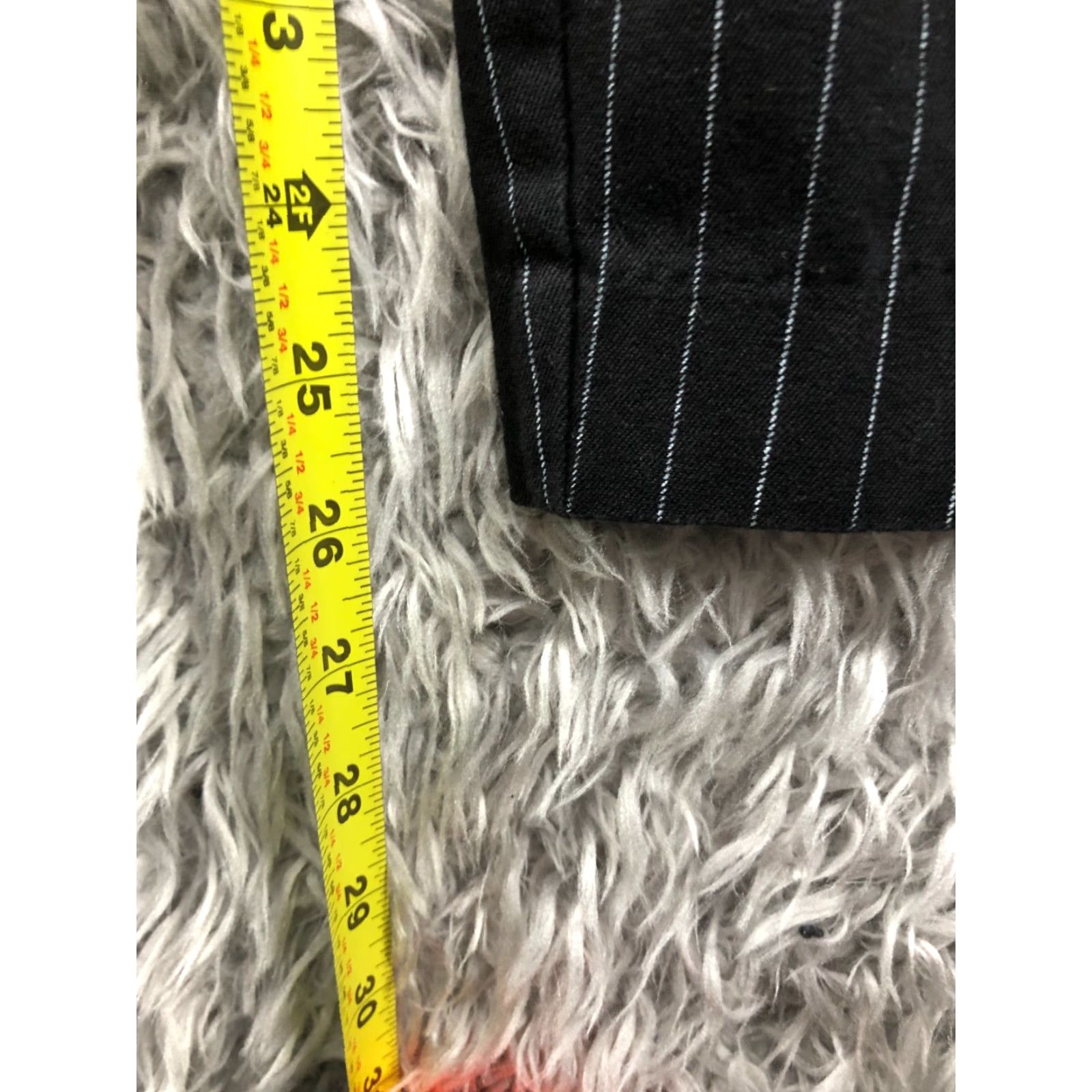Apt. 9 Apt. 9 Torie Dress Pants Size 4 Womens Black Stripe Knit Flat Front Pockets Mid Rise Stretch Size 27" / US 4 / IT 40 - 3 Thumbnail