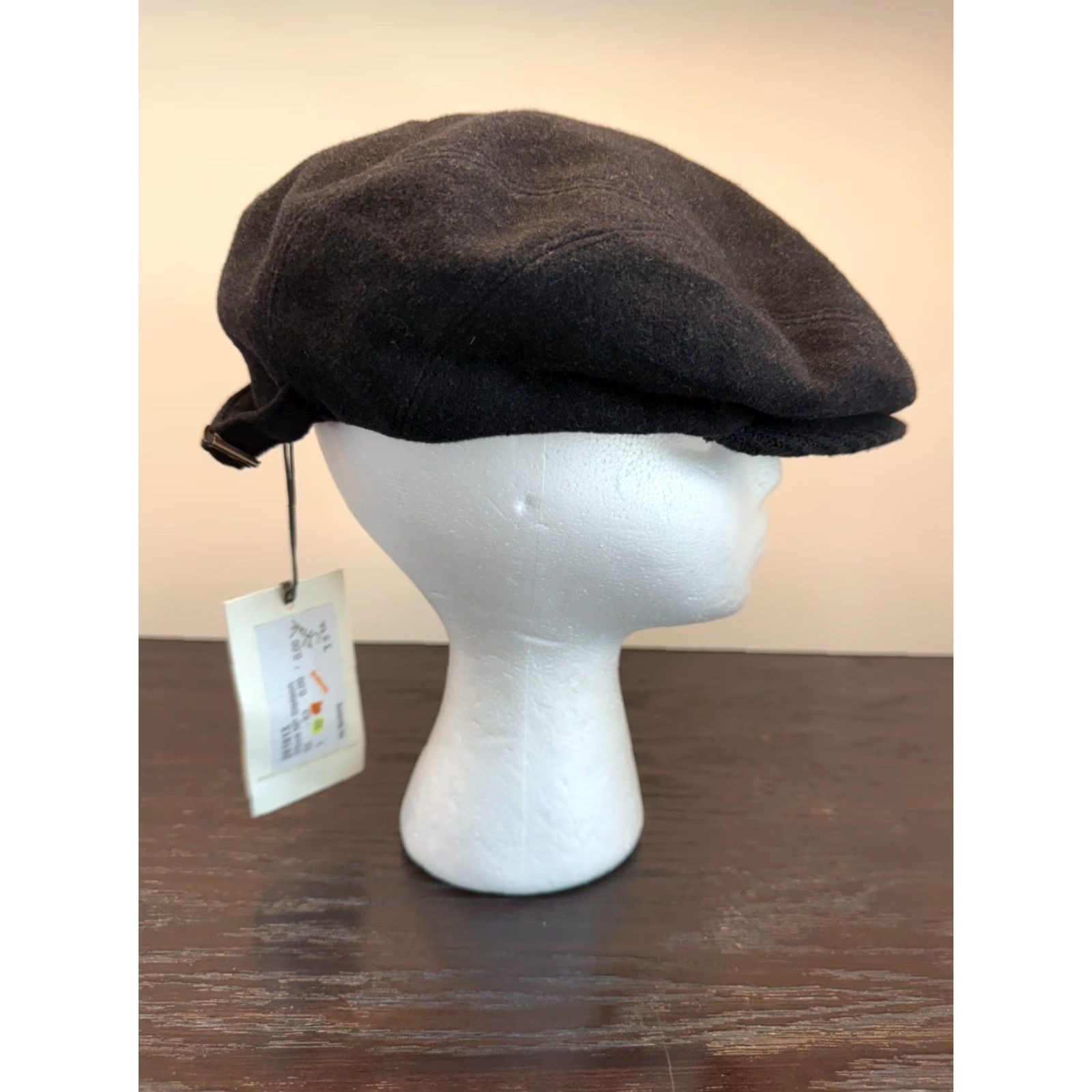Stetson Stetson Hat 55 Black Newsboy Ear Flaps Wool Cashmere Blend Made in Germany Mens Size ONE SIZE - 3 Thumbnail