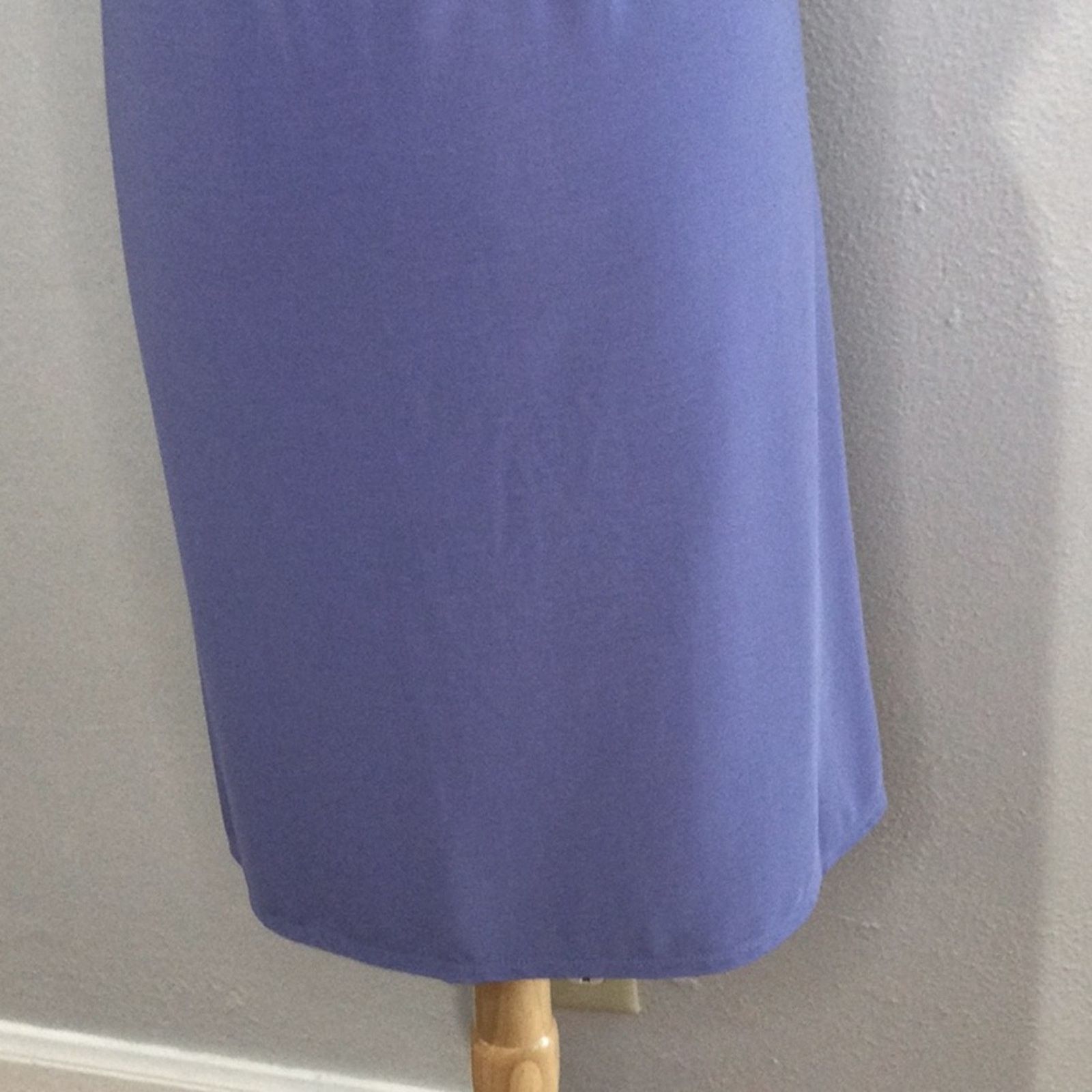 Other Susan Graver Purple Knee Length Split Back Straight Skirt 3X Size 42" / US 20 - 3 Thumbnail