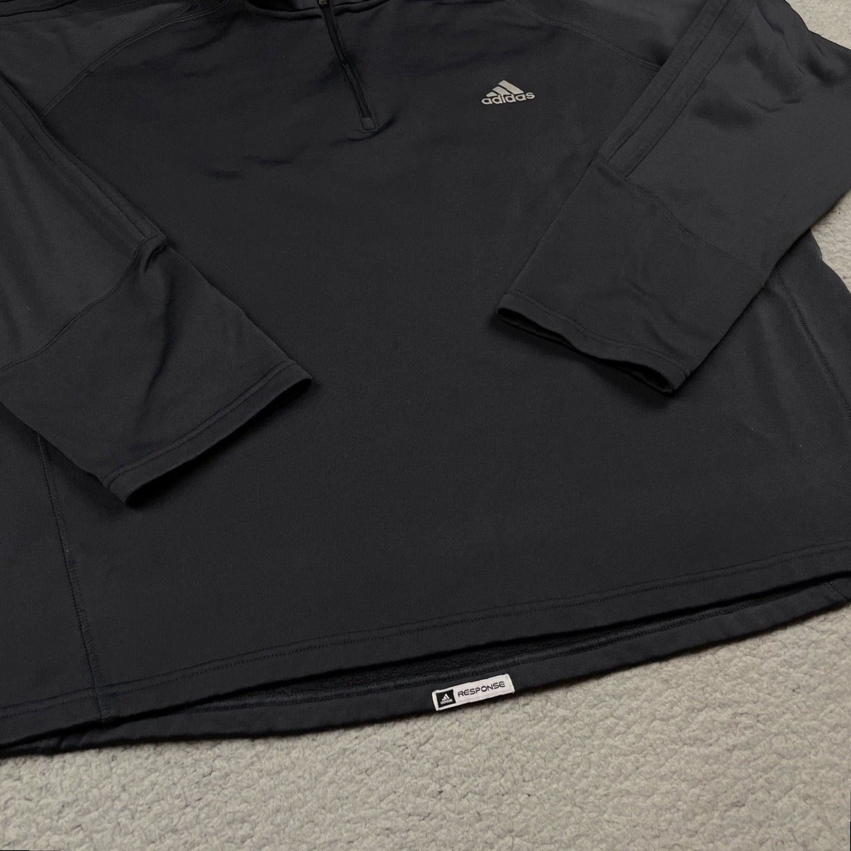 Adidas Adidas Windbreaker Jacket XL Black Response Climate365 Clima365 Full Zip Men Regular Long Sleeve Shirt? Size US XL / EU 56 / 4 - 4 Thumbnail