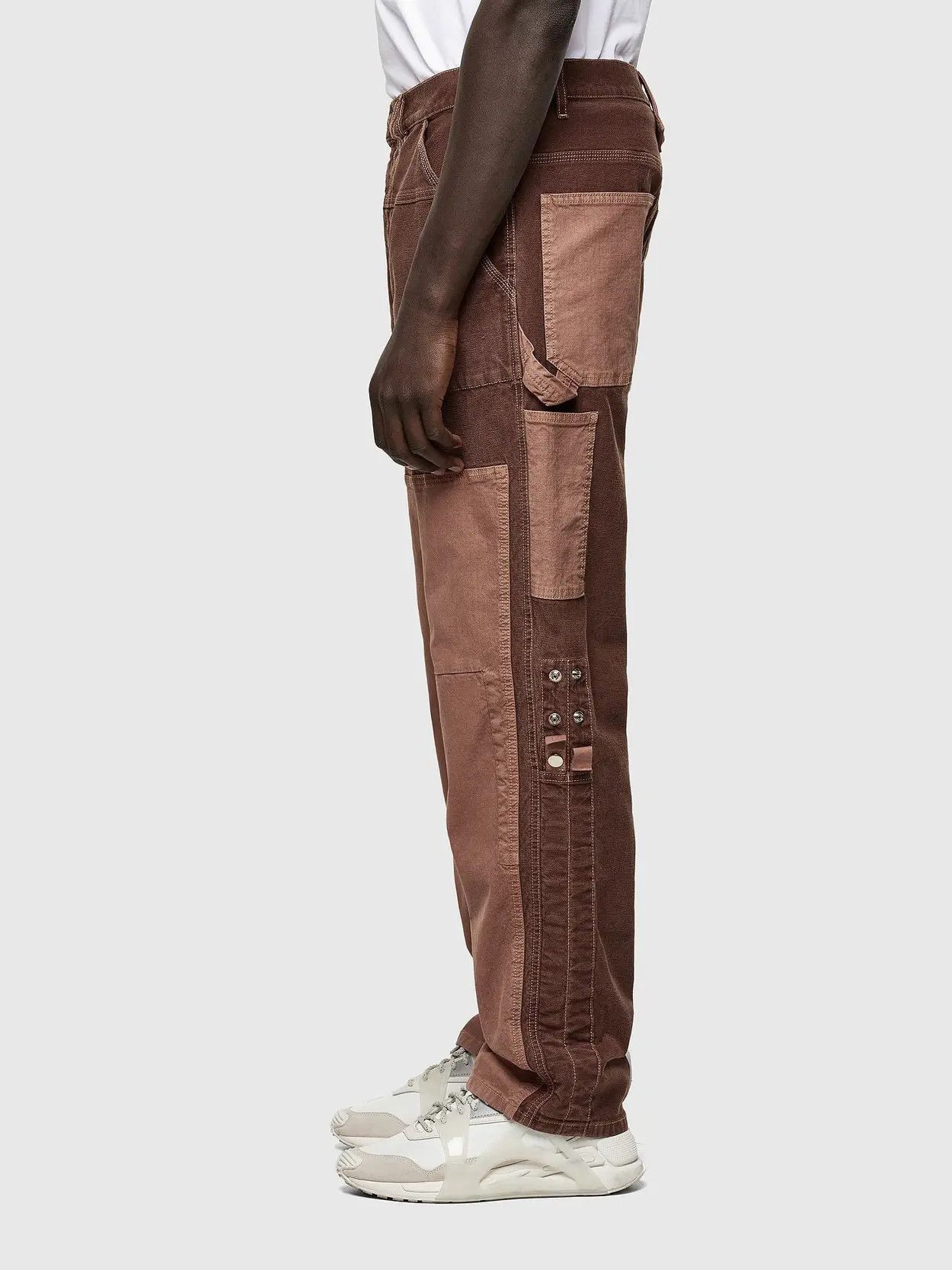 Diesel Diesel Double Knee Painters Brown Jeans D-Franky Jogg Size US 43 - 2 Thumbnail