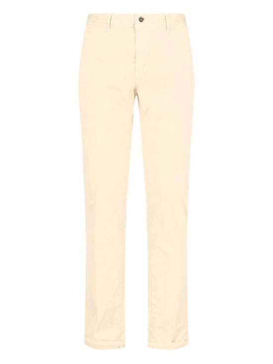 Incotex INCOTEX Men Straight Pants 16S100 9664A 401 White Size US 38 / EU 54 - 1 Thumbnail