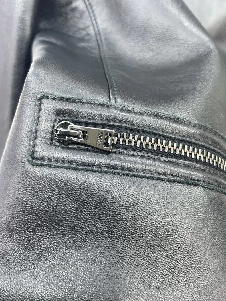 Fendi Fendi Little Monster Leather Jacket Size XS / US 0-2 / IT 36-38 - 6 Thumbnail