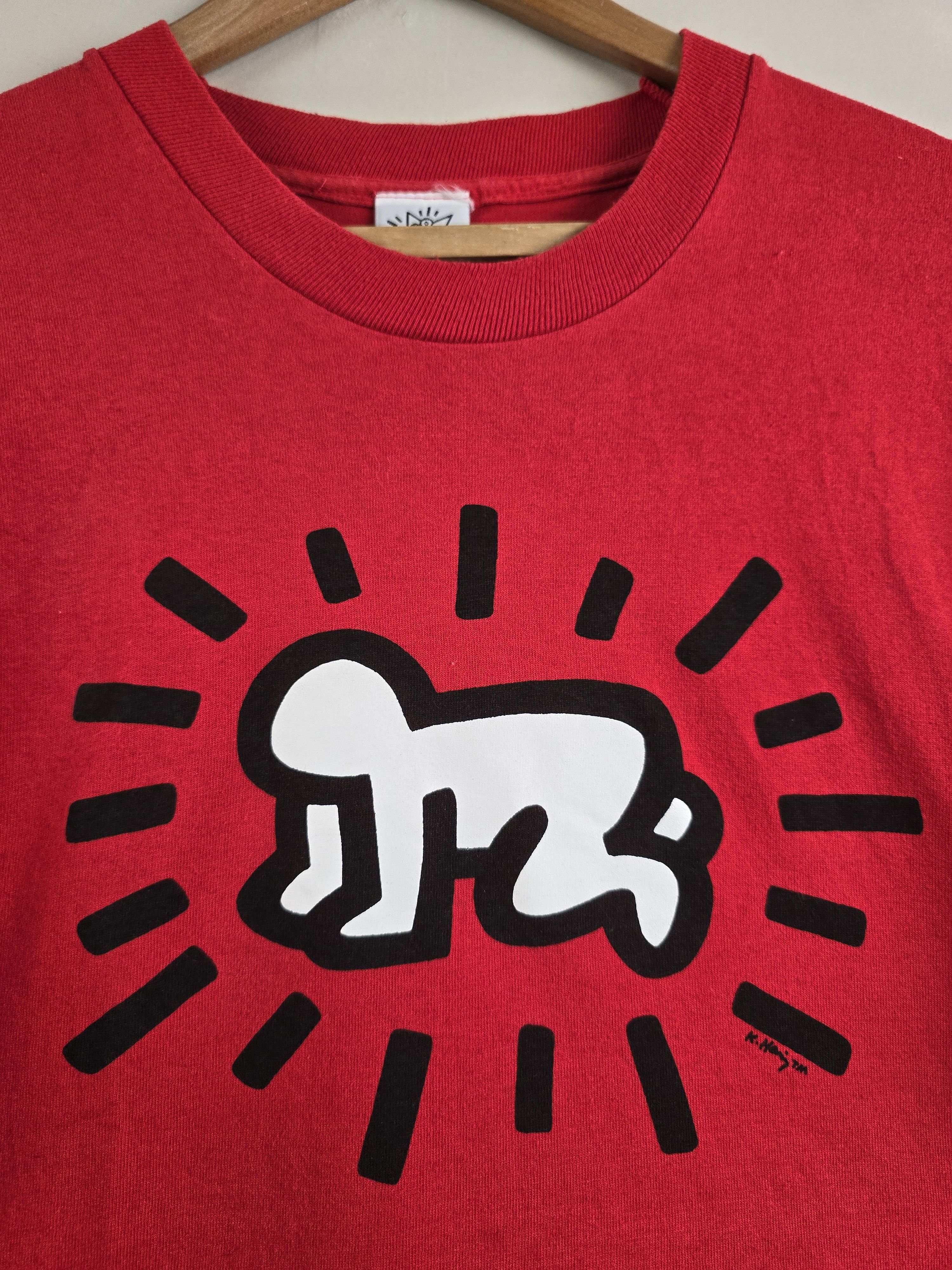 Keith Haring × Vintage 80s Keith Haring Baby Pop Shop Art Tee L 21" 31" Size US L / EU 52-54 / 3 - 6 Thumbnail