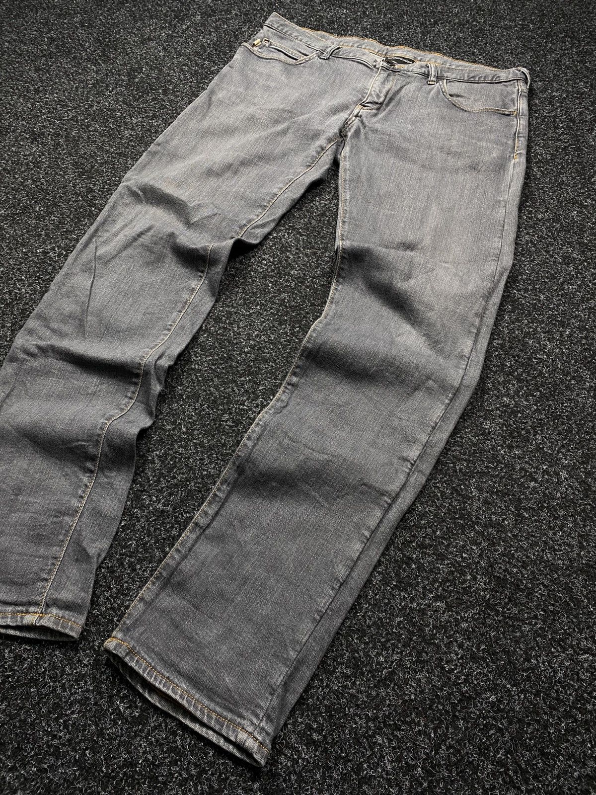 Armani × Vintage Vintage 90s Armani Jeans Baggy Pocket Logo Size US 34 / EU 50 - 4 Thumbnail