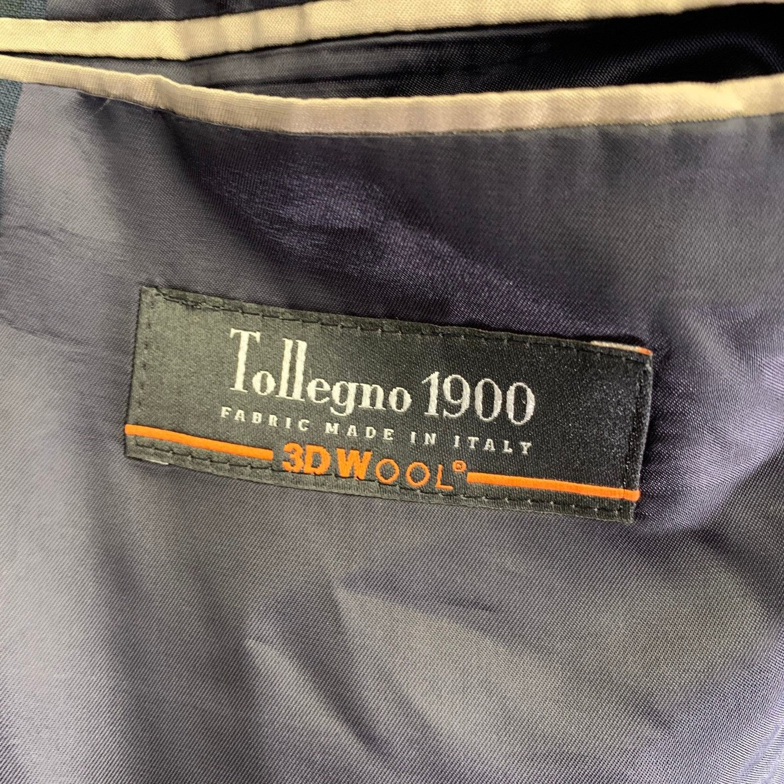 Todd Snyder TODD SNYDER Size 40 Regular Green Navy Plaid Wool Sport Coat Size 40R - 7 Thumbnail