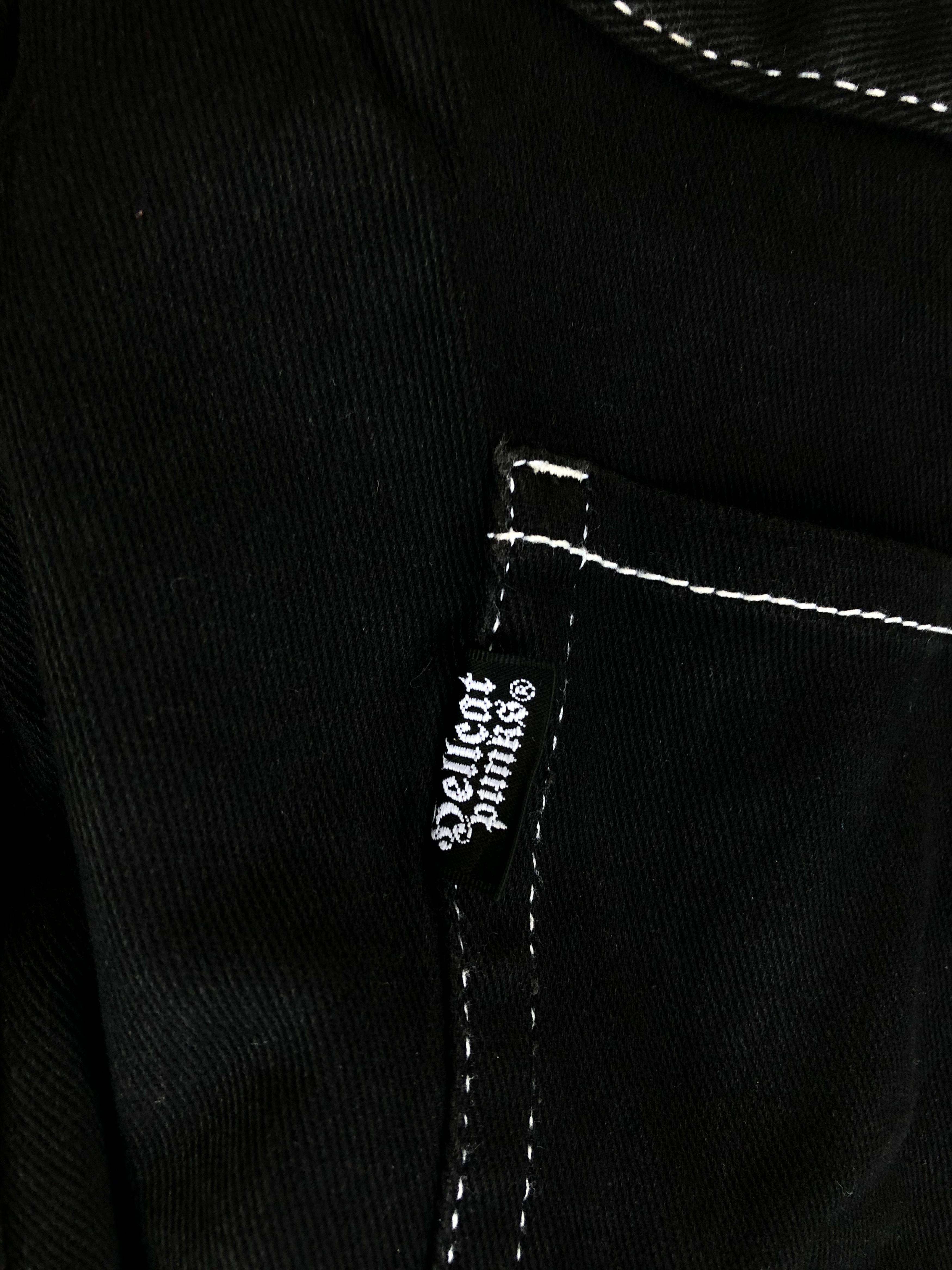 Japanese Brand Y2K Hell Cat Punks Double Waist Pants Size US 30 / EU 46 - 5 Thumbnail