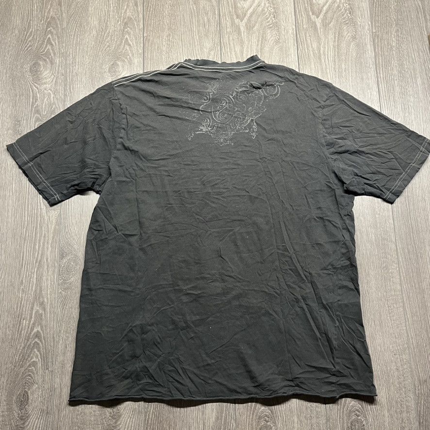 Japanese Brand × Vintage Vintage Y2k Tribal Cross Wrap Around Print T Shirt XL Black Size US XL / EU 56 / 4 - 5 Thumbnail