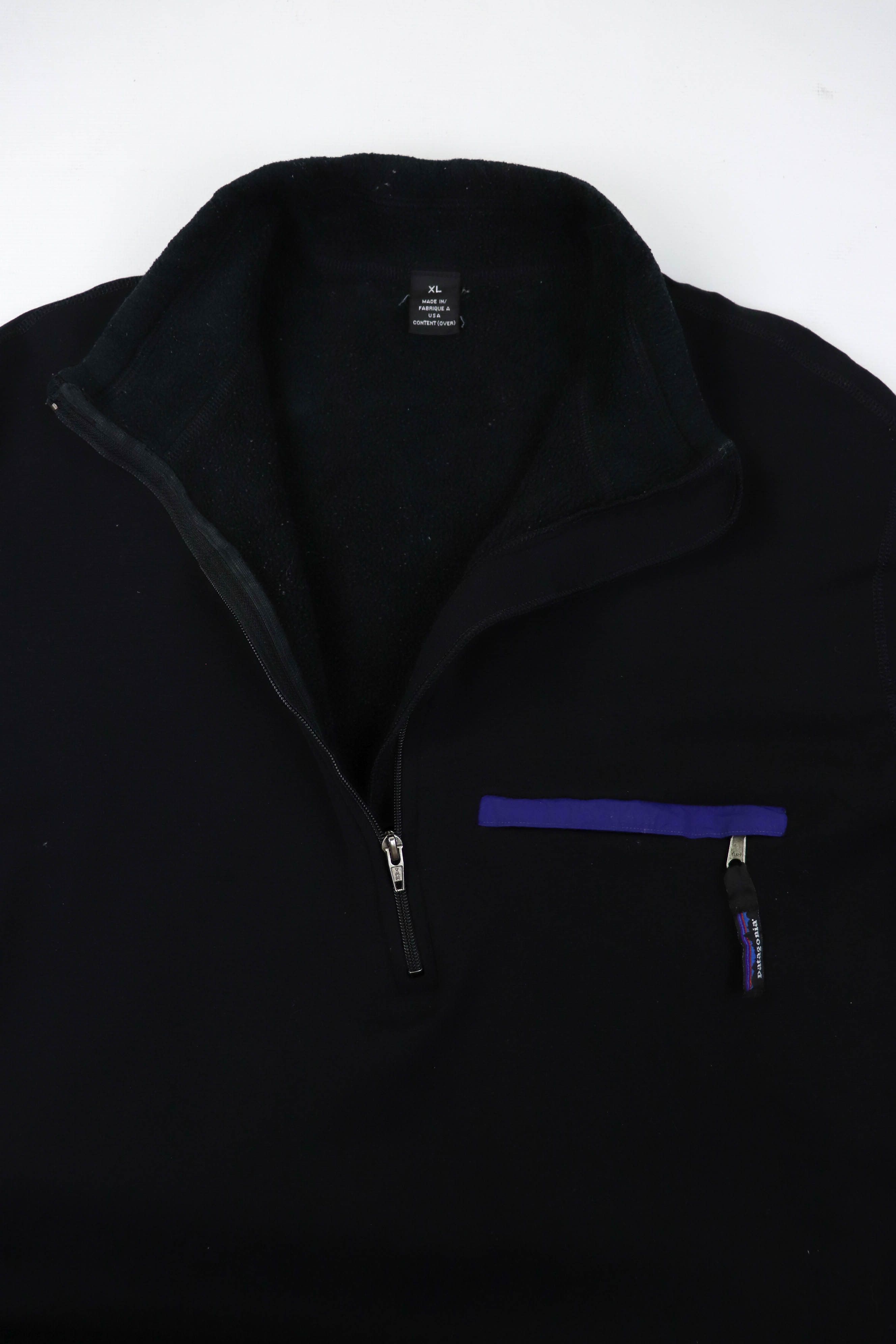 Patagonia Vintage Patagonia Made in USA Fleece Thermo Zip Pullover Size US XL / EU 56 / 4 - 10 Thumbnail