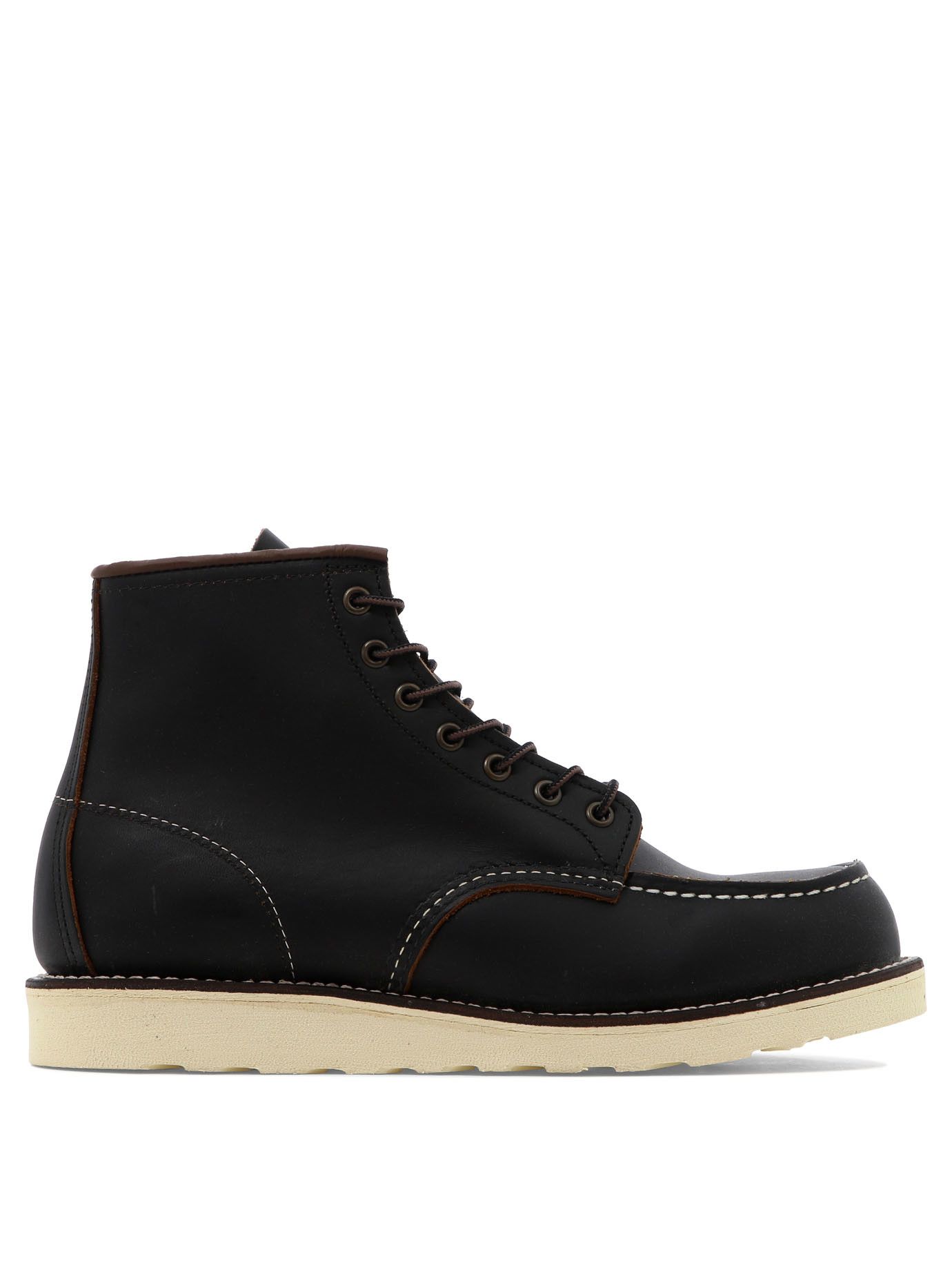 Red Wing Shoes Classic Moc Lace-Up Boots Us 8.5 Men in Black