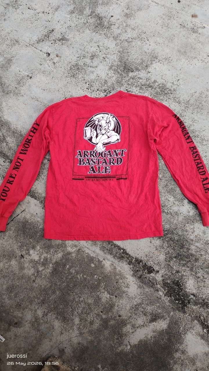 Band Tees Arrogant Bastard Ale "You're Not Worthy" Beer Tee Size US S / EU 44-46 / 1 - 1 Thumbnail