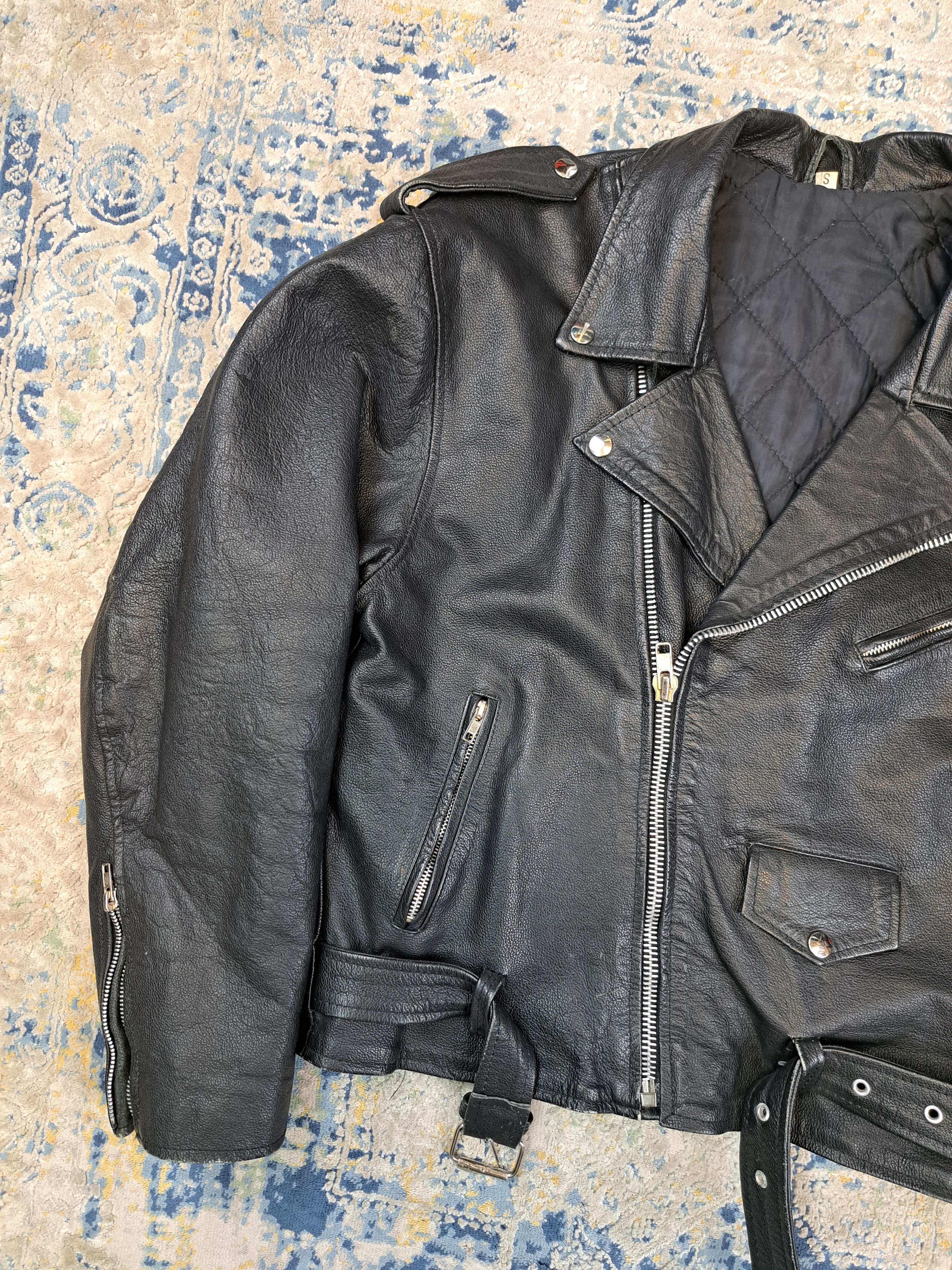 Genuine Leather Genuine Leather Heavyweight Cropped Ramones Jacket Size US XL / EU 56 / 4 - 3 Thumbnail