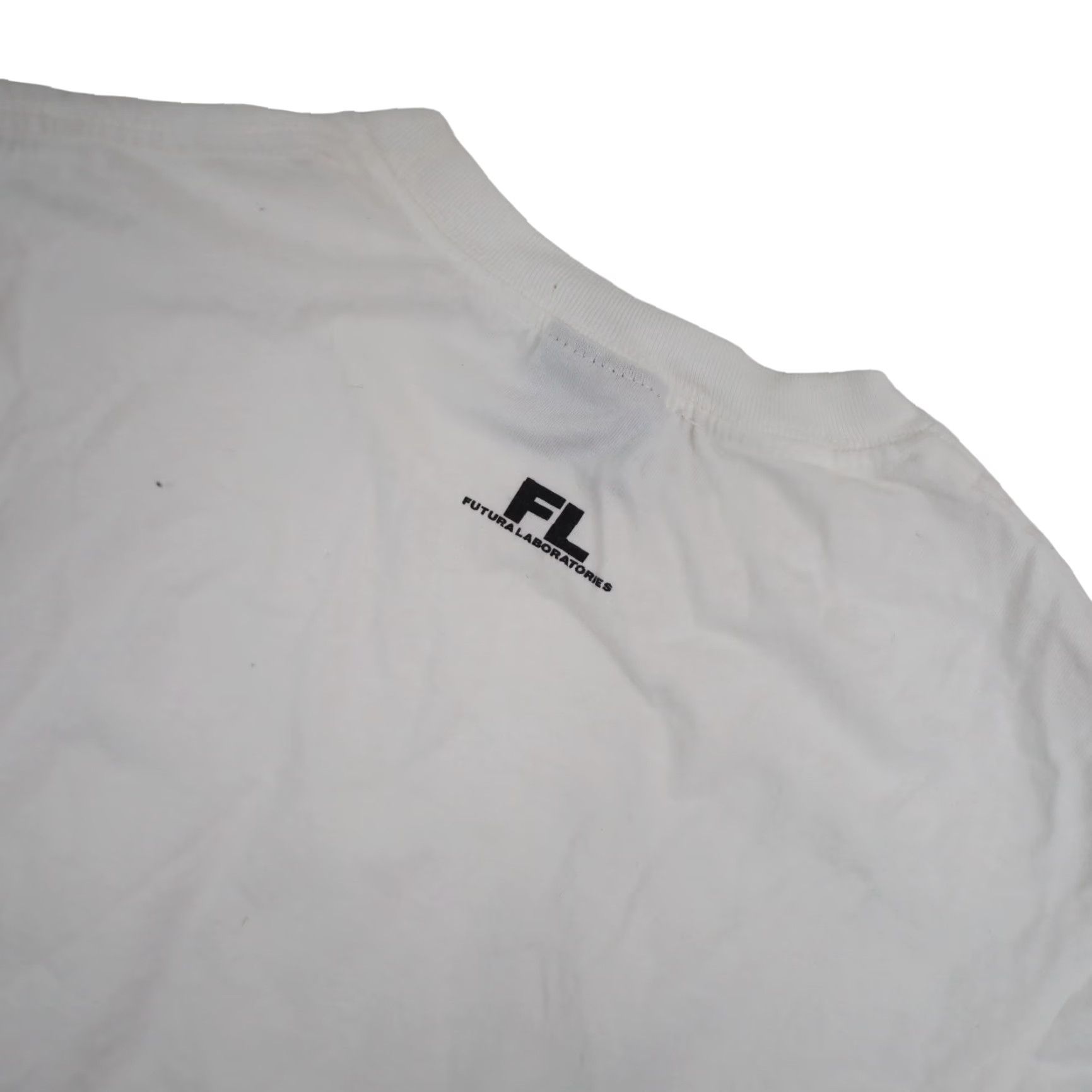 Vintage Futura Laboratories FL-001 Mens Small Graphic T Shirt White Size US S / EU 44-46 / 1 - 8 Thumbnail