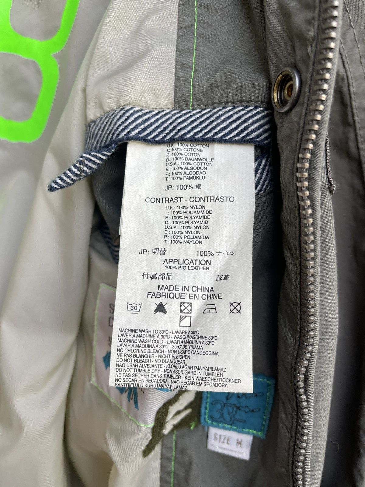 Diesel Diesel Military Nylon Bomber Jacket Green Multi-Pocket — M Size US M / EU 48-50 / 2 - 10 Thumbnail