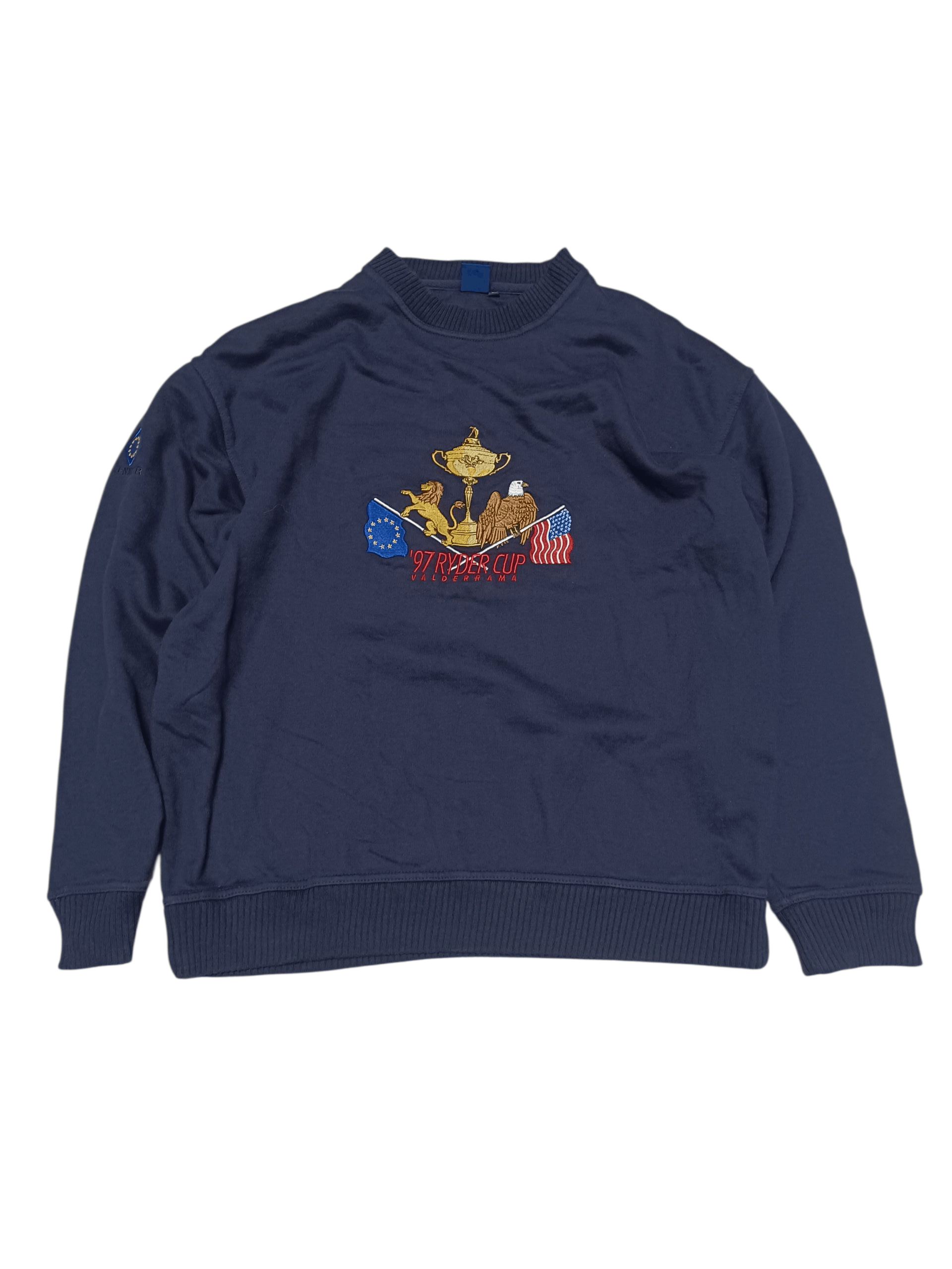 RYDERS CUP 97 VINTAGE RACING EMBROIDERED LOGO SWEATSHIRT