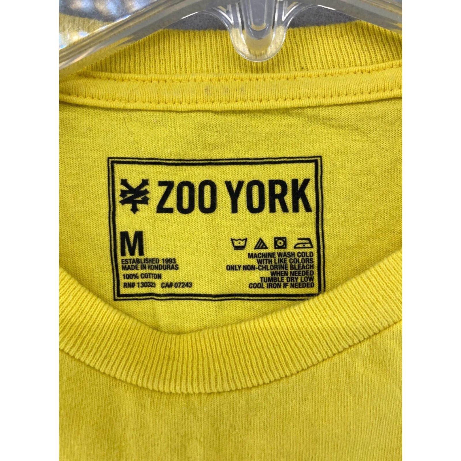 Zoo York Zoo York Mens TShirt Medium Yellow Spellout Logo 90s Size US M / EU 48-50 / 2 - 5 Thumbnail