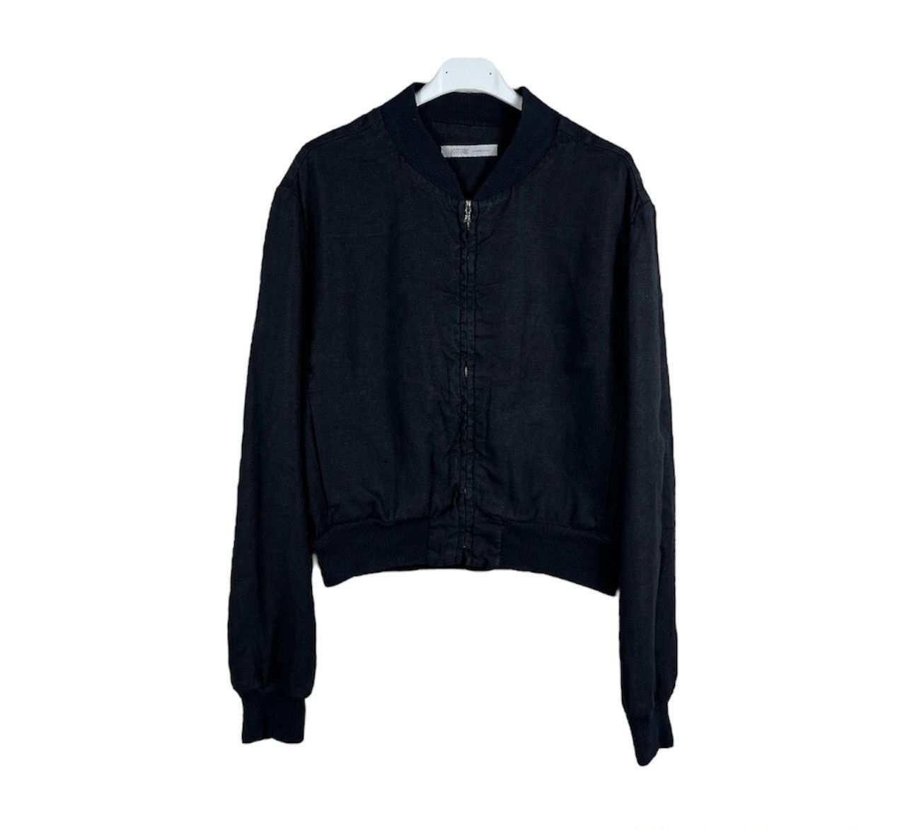 Other Post Card linen cropped navy bomber jacket boxy riri luxury Size XL / US 12-14 / IT 48-50 - 1 Thumbnail