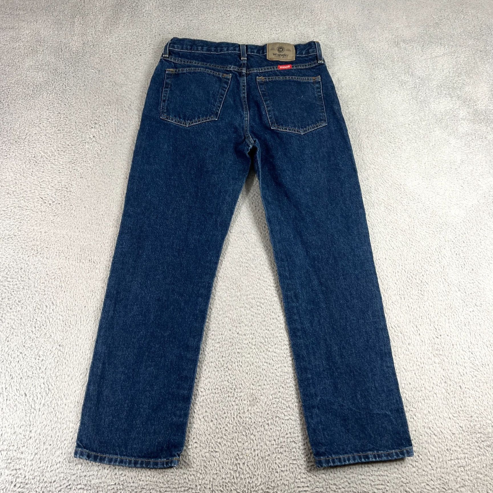 Wrangler Wrangler Jeans Mens 32x30 Regular Fit Straight Leg Blue Denim Workwear Rodeo Wrangler 96501MR Pants N/A Size US 32 / EU 48 - 7 Thumbnail