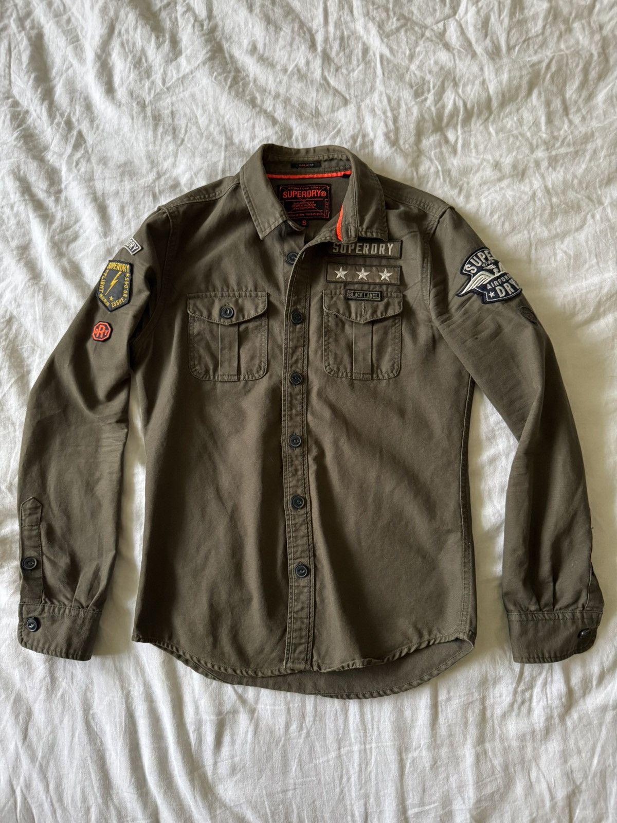 Superdry Superdry Durable Army Button Up Size US S / EU 44-46 / 1 - 1 Thumbnail