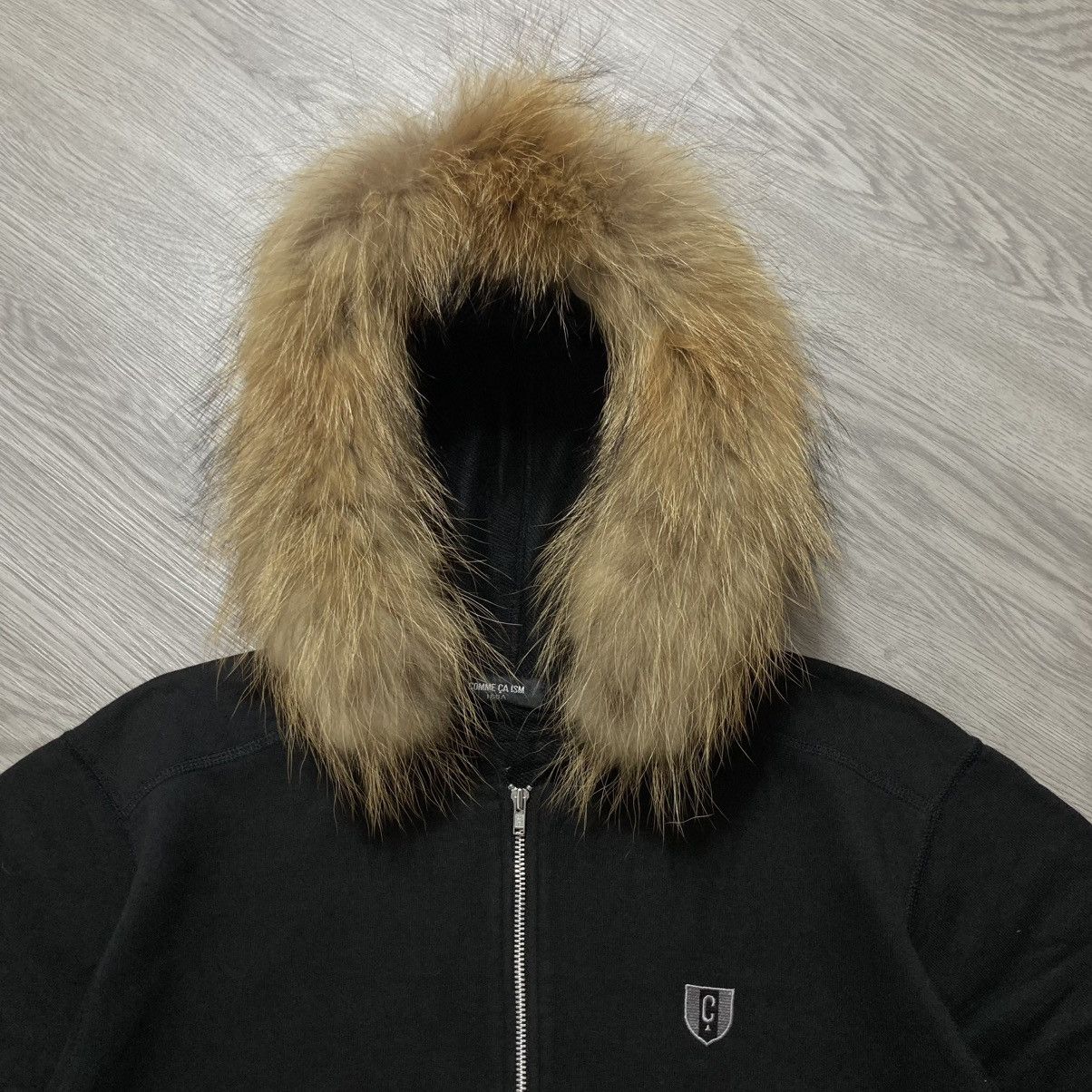 20471120 2000s Comme Ca Ism Short Slevee Fur Ziphoodie Punk Style Size US S / EU 44-46 / 1 - 7 Thumbnail
