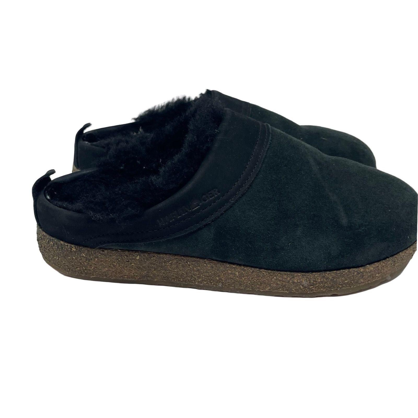 Other Haflinger Snowbird genuine shearling lined slides in Black Size US 10 / IT 40 - 4 Thumbnail