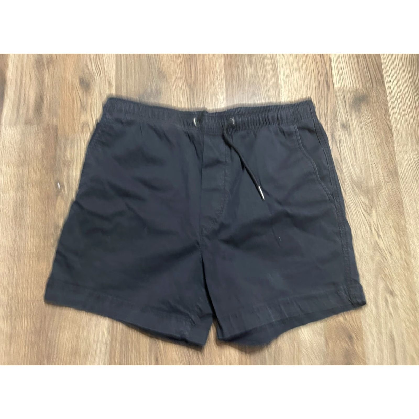American Eagle Outfitters American Eagle Shorts Men S Black Tie Waist Pockets Inseam 5 Chino Flex Casual Size US 29 - 2 Thumbnail