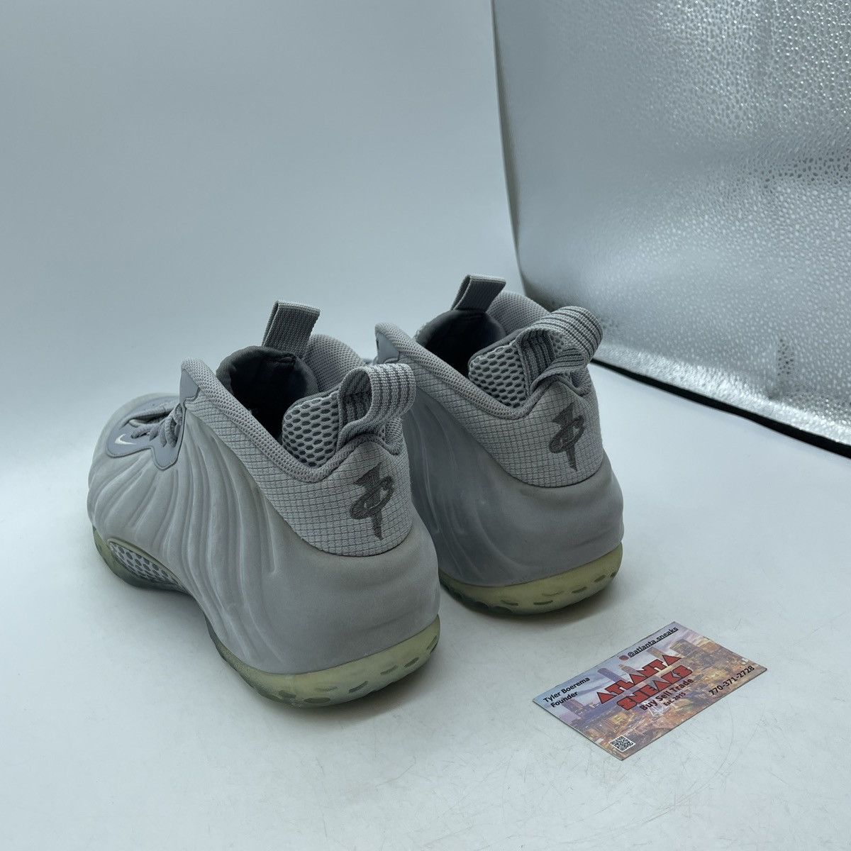 Nike Air foamposite one wolf grey Size US 9.5 / EU 42-43 - 4 Thumbnail