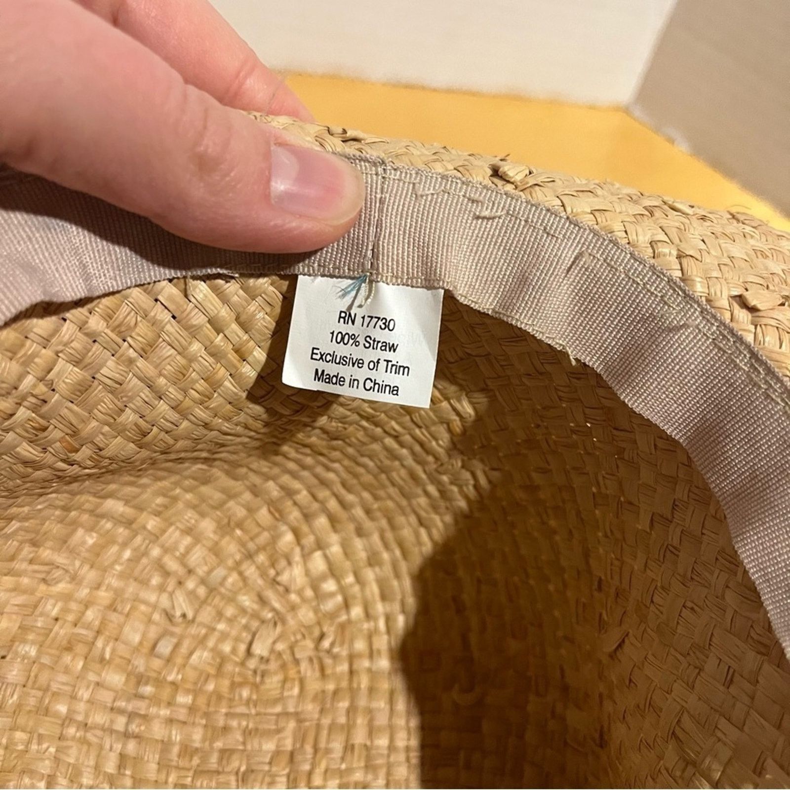 Other Foldable Panama Hat Beach Straw Hats Sun Hat Women's Cap Size ONE SIZE - 8 Thumbnail