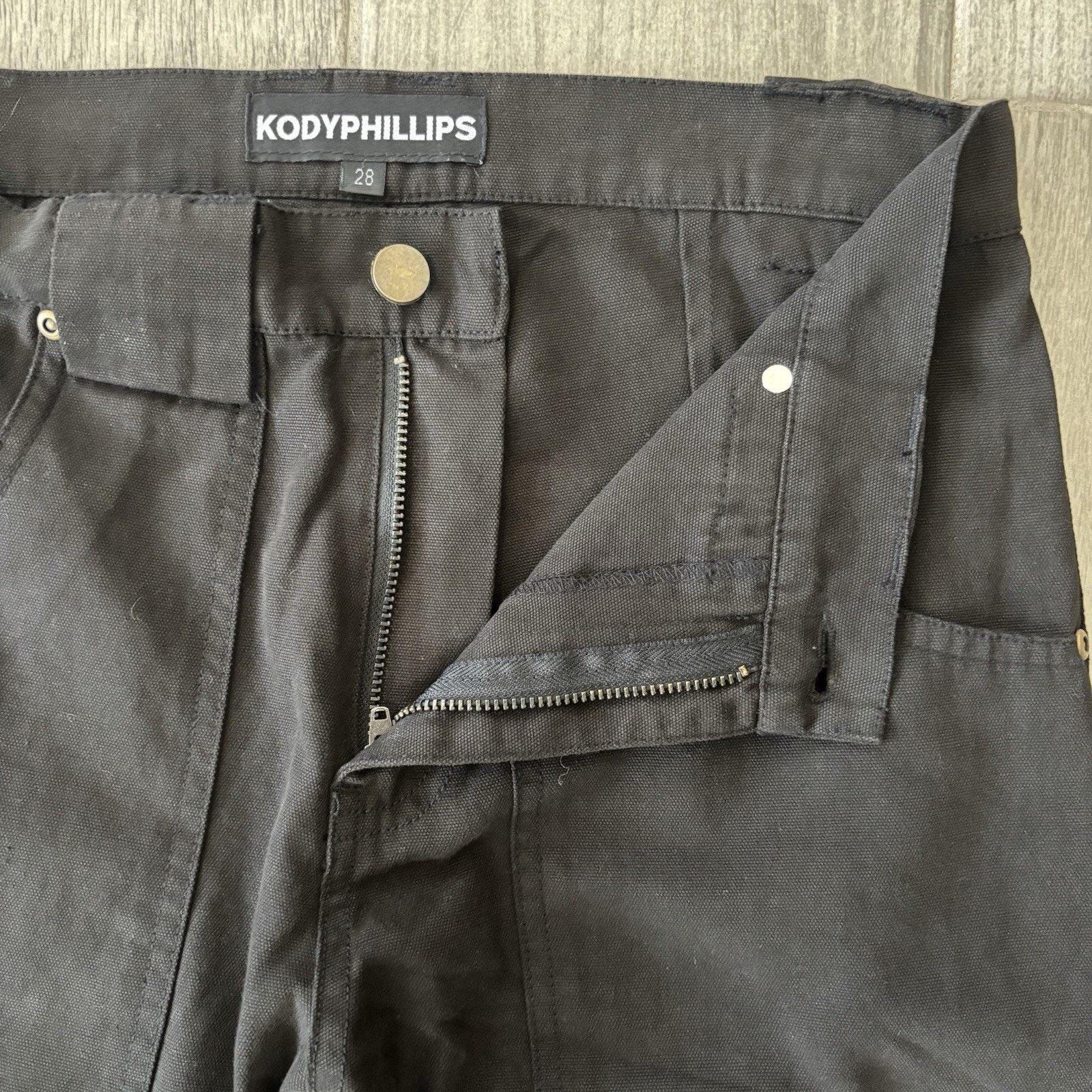 Kody Phillips Kody Phillips Cargo Pants Mr Poopy Snap Button Utility 28x29 Size US 28 / EU 44 - 4 Thumbnail