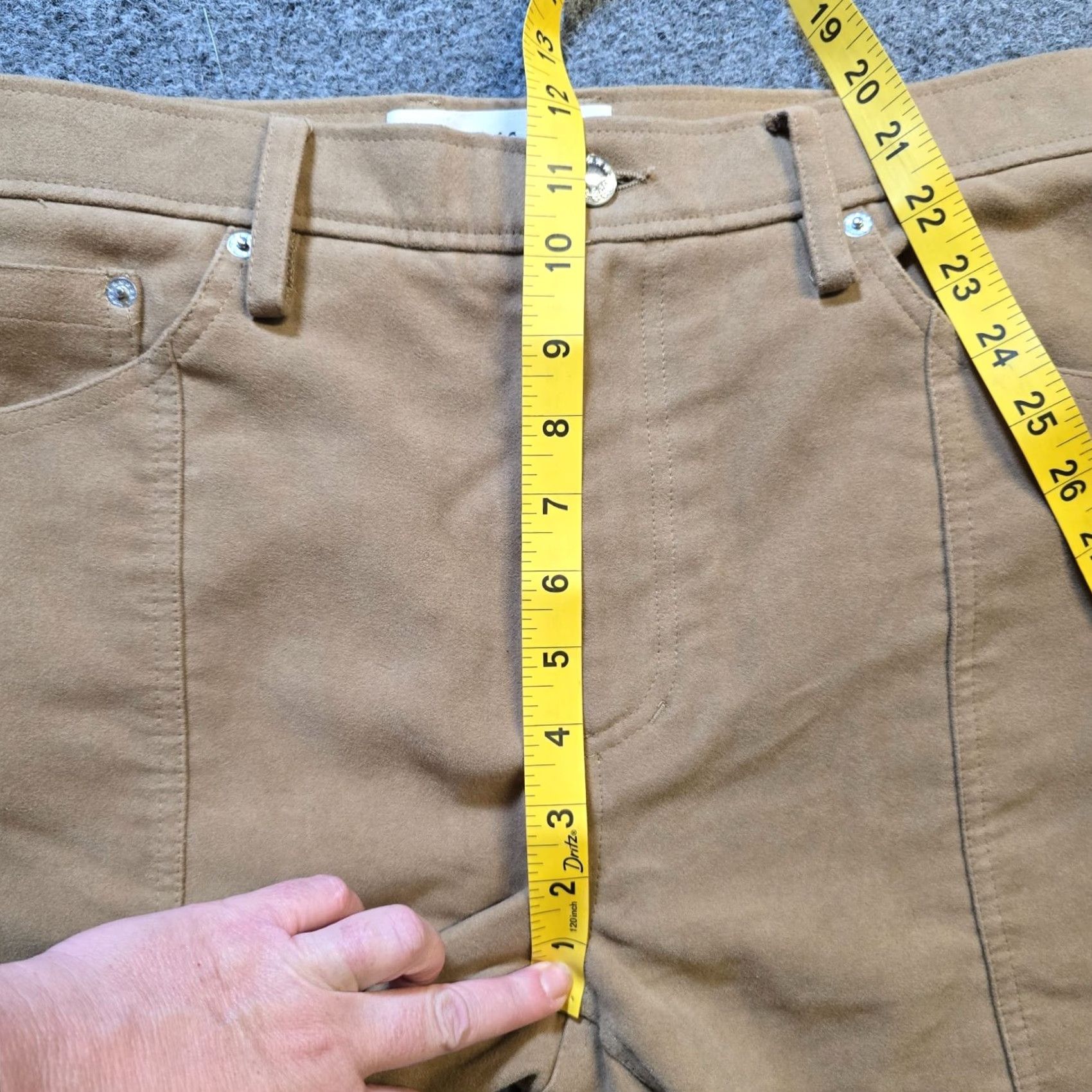 Vintage Sefr Pants Mens 32 Beige Tan Bonanza Trousers Heavy Capsule Minimalist Casual Khakis Straight Leg 33in Inseam Mens Regular Vintage No Size 24" / US 00 / IT 34 - 7 Thumbnail