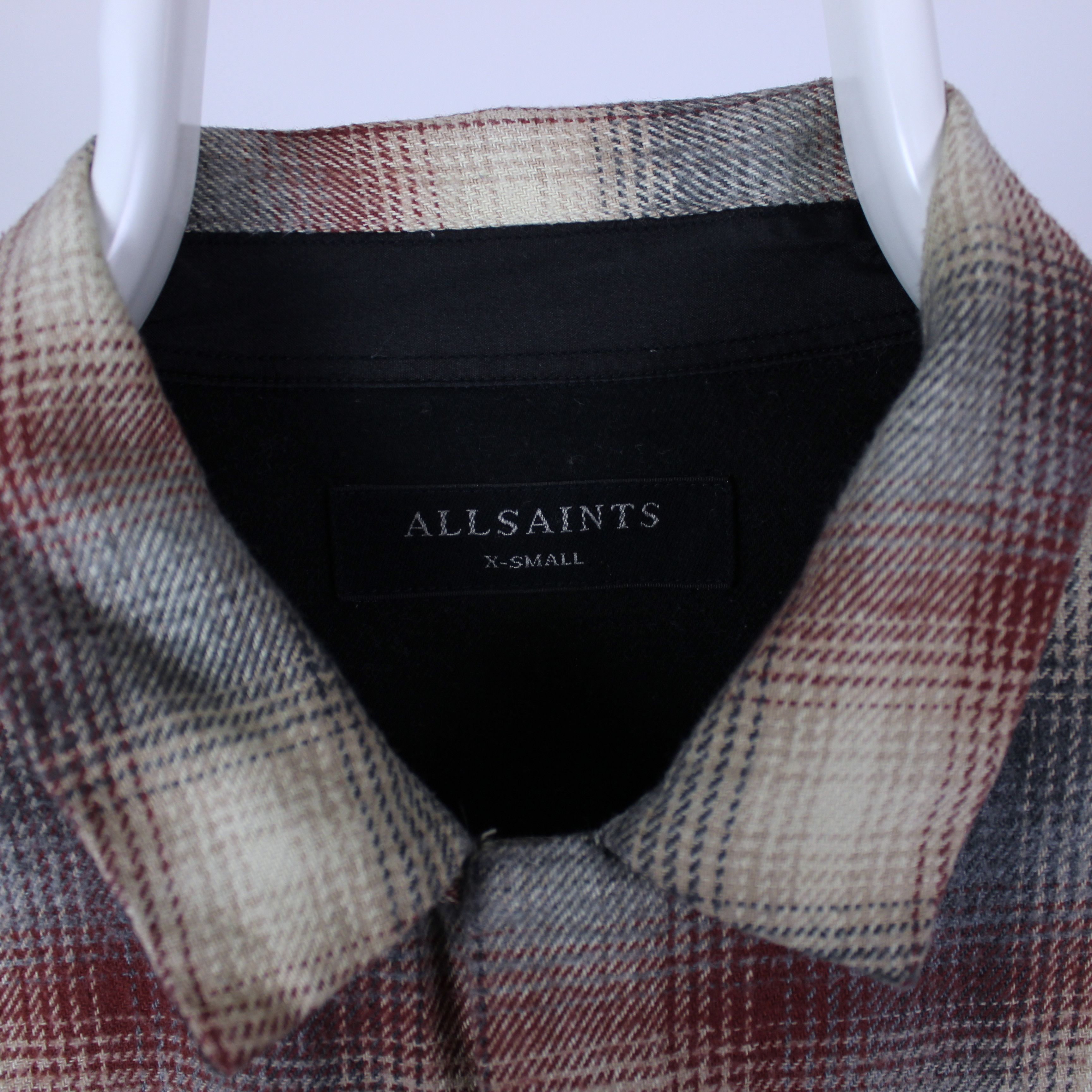 Allsaints Allsaint flannel shirt buttons ups heavy XS cotton Size US XS / EU 42 / 0 - 4 Thumbnail