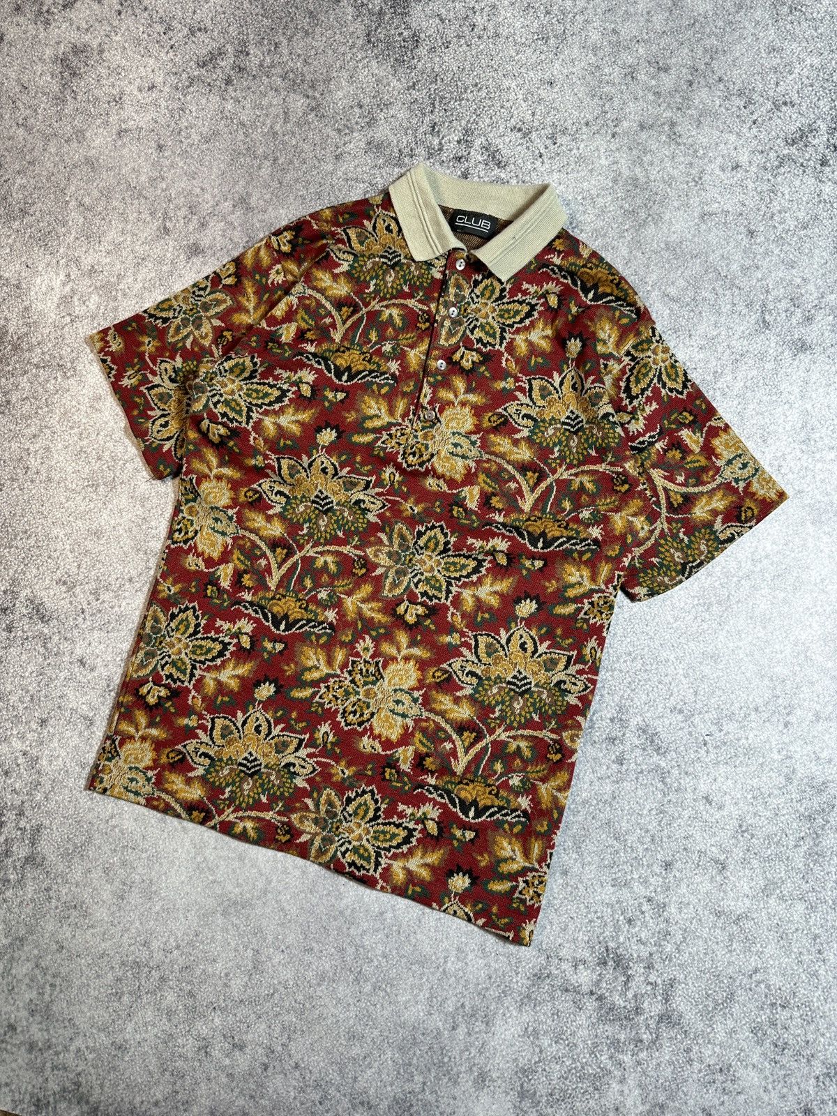 Designer × Vintage Vintage Mat Art Logo Polos Streetwear Rare Casual Style USA Size US L / EU 52-54 / 3 - 1 Thumbnail