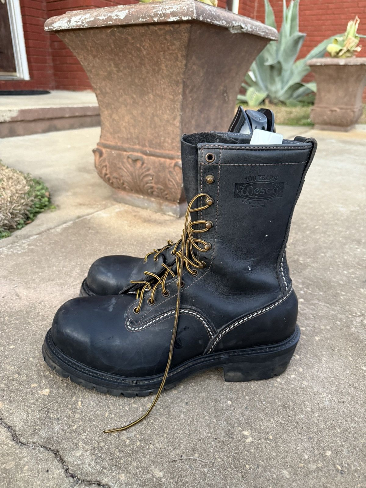 WESCO Wesco voltfoe black boots Size US 13 / EU 46 - 4 Thumbnail