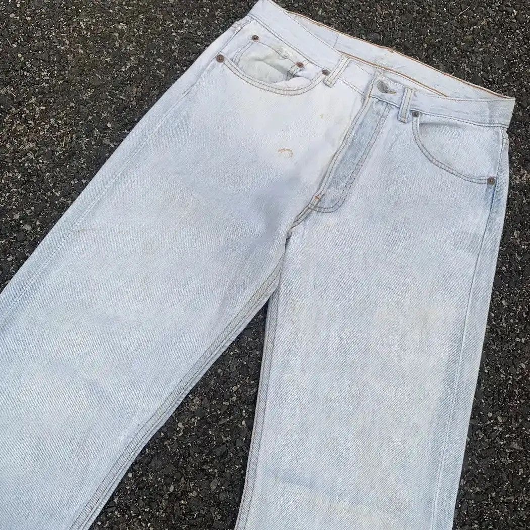 Levi's W29 L32 🔥 Vintage Levi’s 501 Rusty Dirty Levis Jeans Pants Size US 29 - 6 Thumbnail