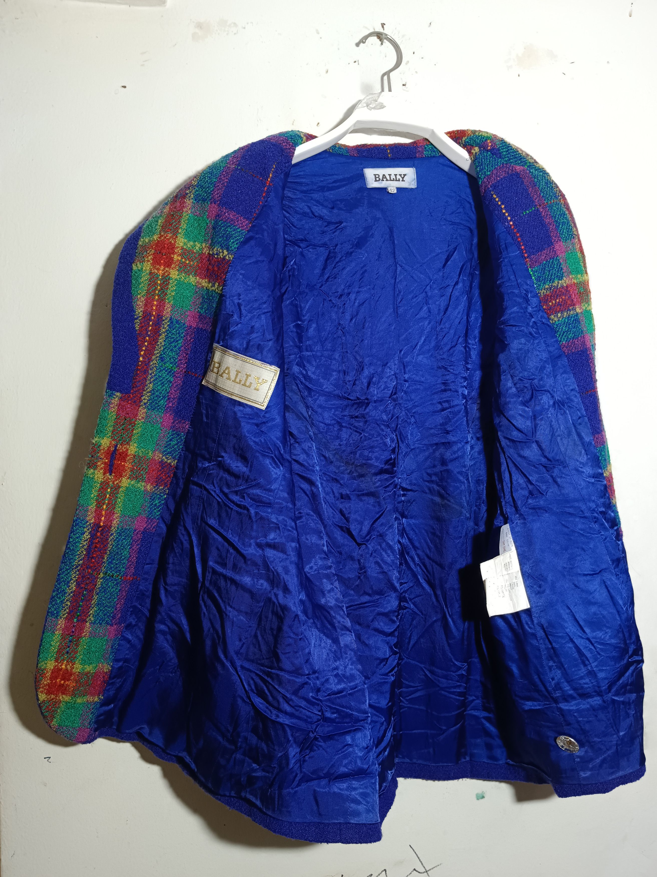 Bally × Vintage Vintage Bally Lana Wool Blazer Jacket Size US M / EU 48-50 / 2 - 8 Thumbnail