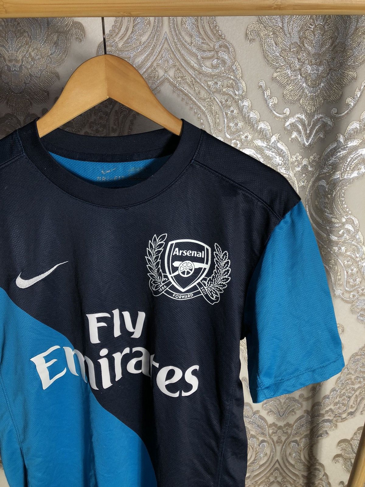 Nike VERY RARE NIKE FC ARSENAL LONDON ENGLAND SOCCER JERSEY 90s Size US M / EU 48-50 / 2 - 2 Thumbnail