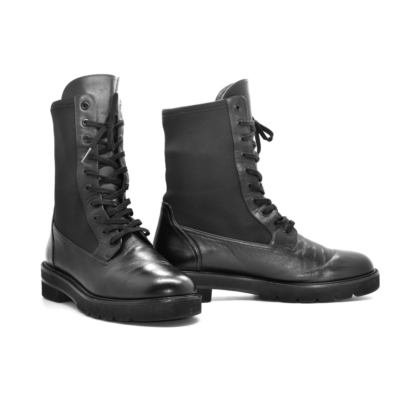Stuart Weitzman STUART WEITZMAN Ande Lift Tonal Combat Bootie Shoes 9 B $595 Size US 9 / IT 39 - 2 Thumbnail