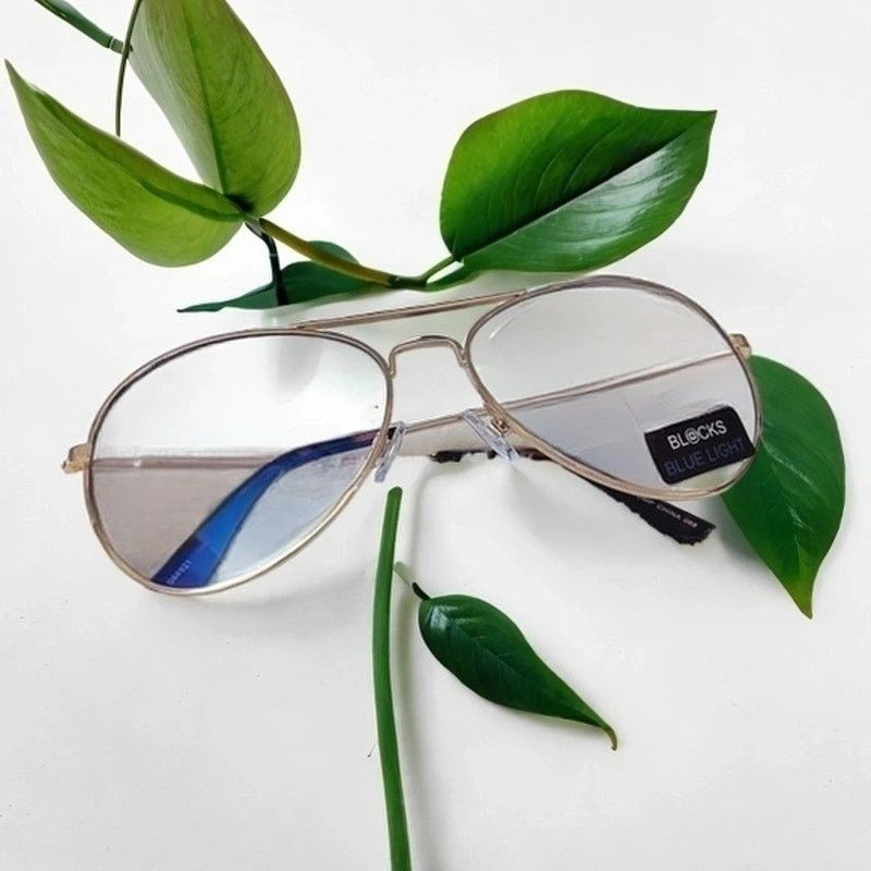 Other Nolan Gold Blue Light Glasses Size ONE SIZE - 1 Thumbnail
