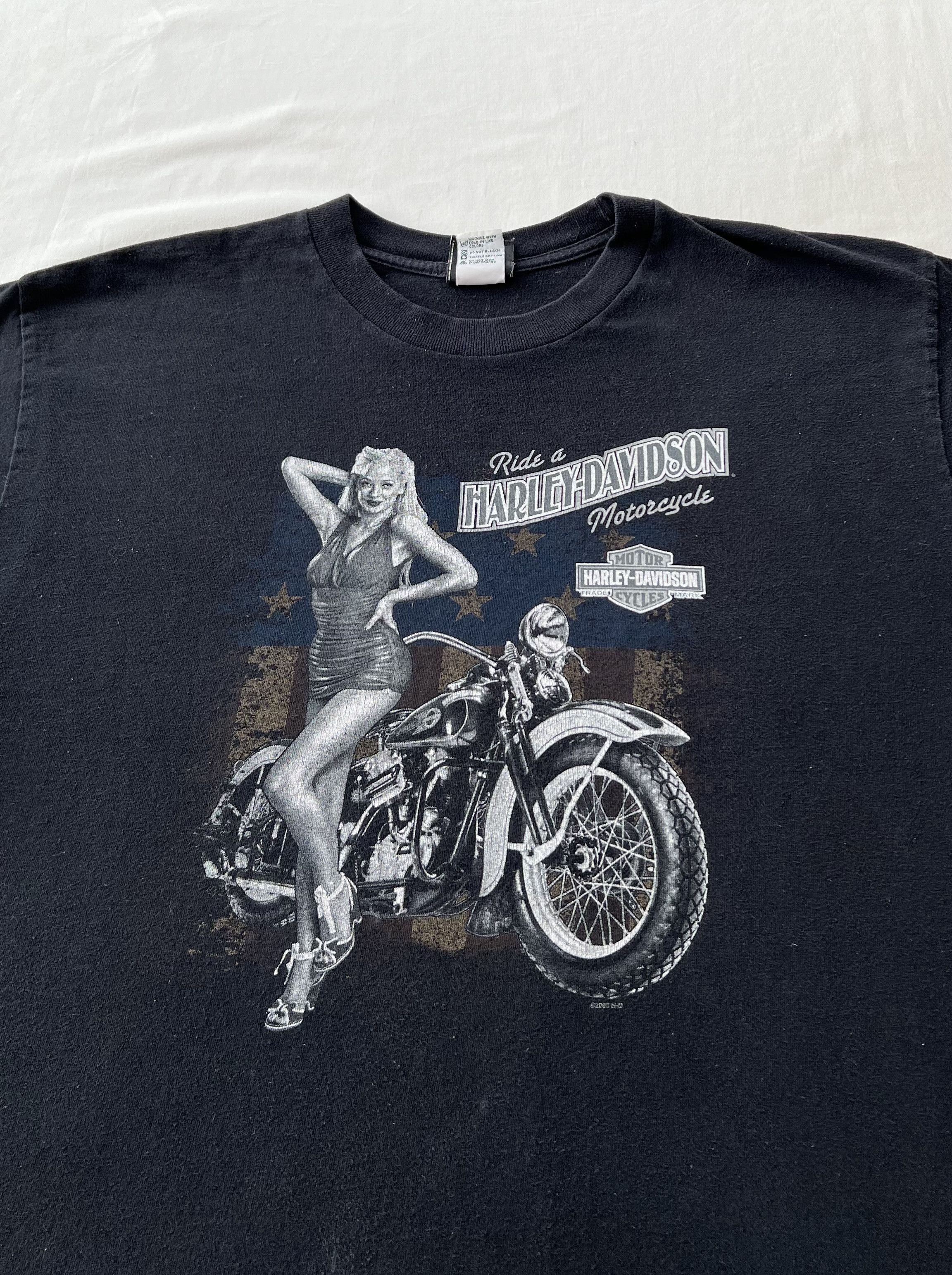 Harley Davidson Vintage 2008 Harley Davidson Sexy Girl Bahamas T-shirt Size US XL / EU 56 / 4 - 6 Thumbnail
