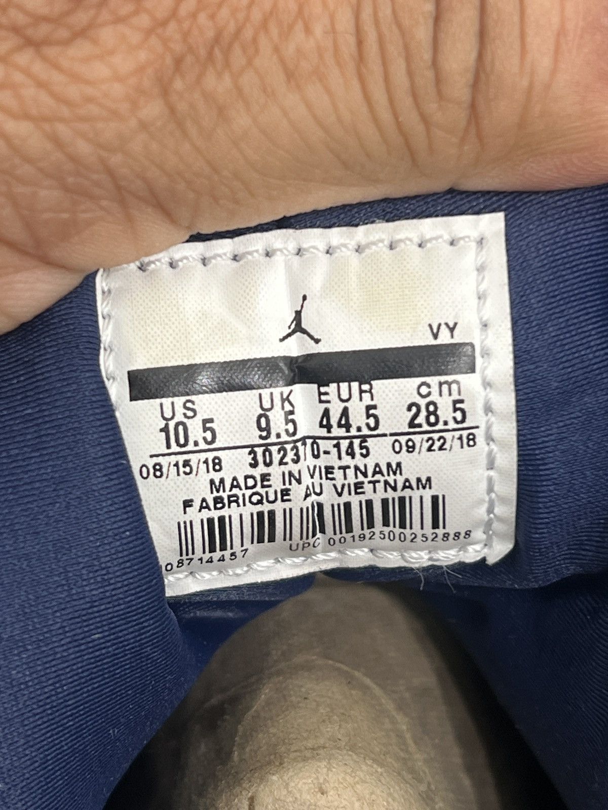 Jordan Brand Air Jordan 9 Pearl Blue Sz. 10.5 (2019) Size US 10.5 / EU 43-44 - 9 Thumbnail