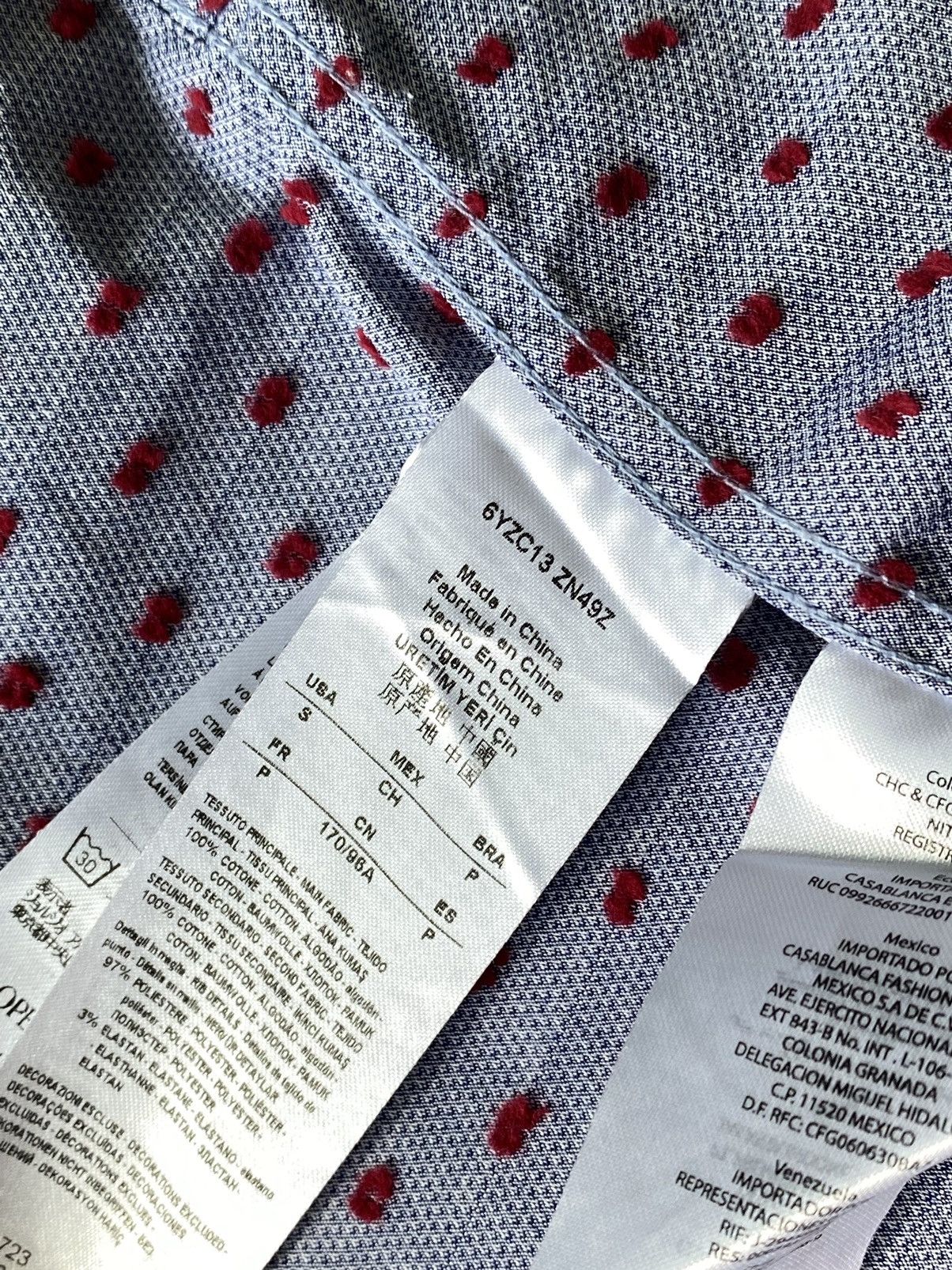 Armani Armani Exchange polka dot ls shirt Size US S / EU 44-46 / 1 - 8 Thumbnail
