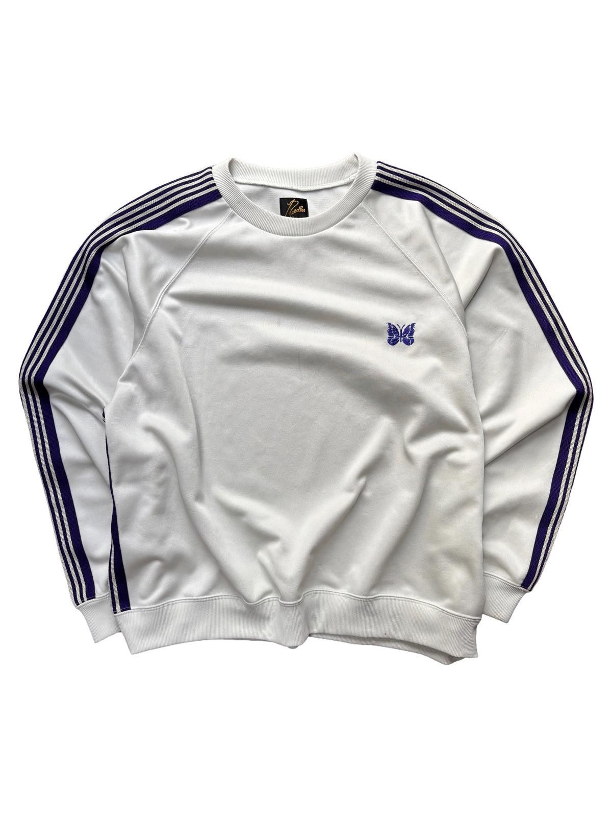 Needles Needles Butterfly Logo Sweatshirt White XL Size US XL / EU 56 / 4 - 1 Thumbnail