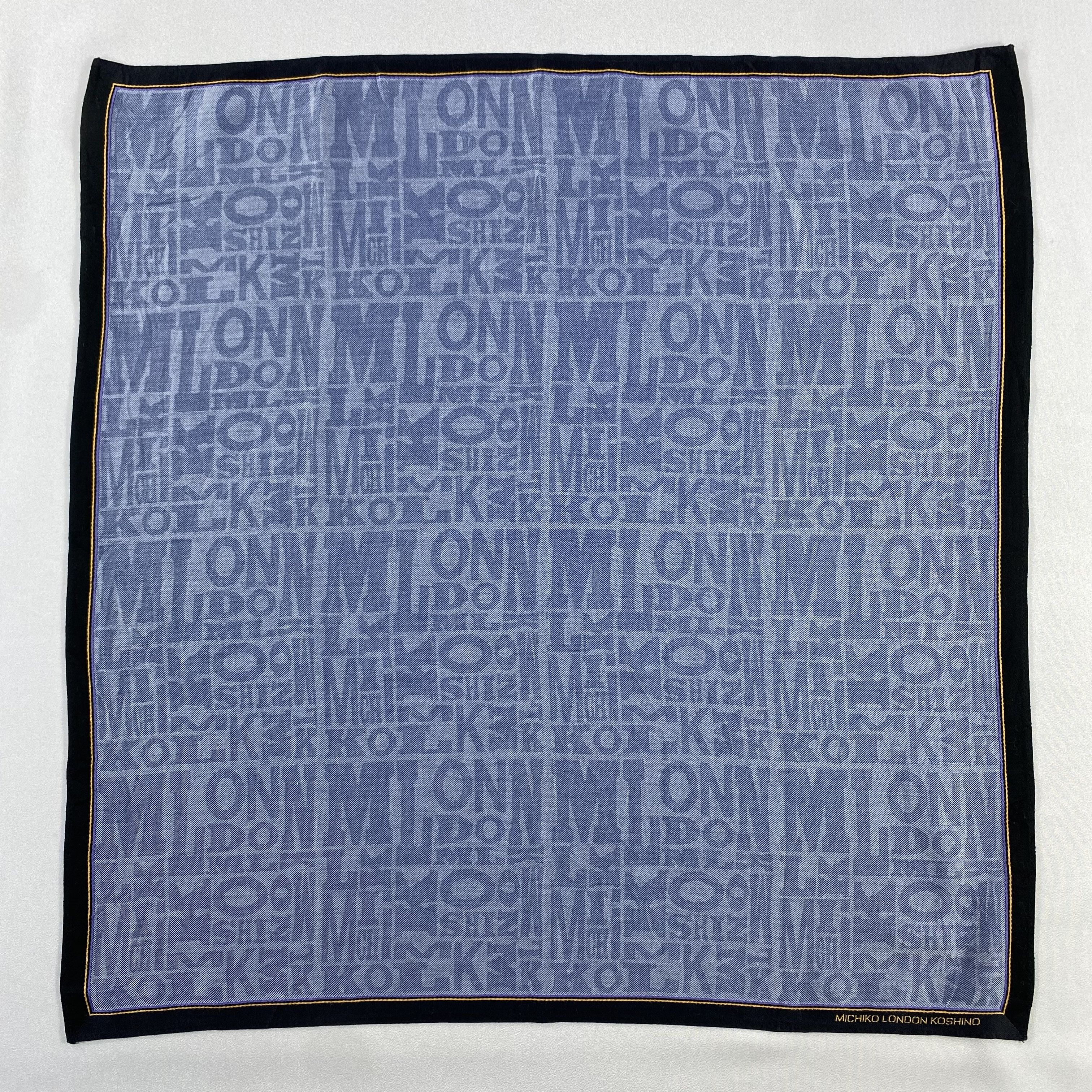 Michiko Koshino London × Vintage Michiko Koshino London Handkerchief / Neckerchief-P878 Size ONE SIZE - 1 Thumbnail