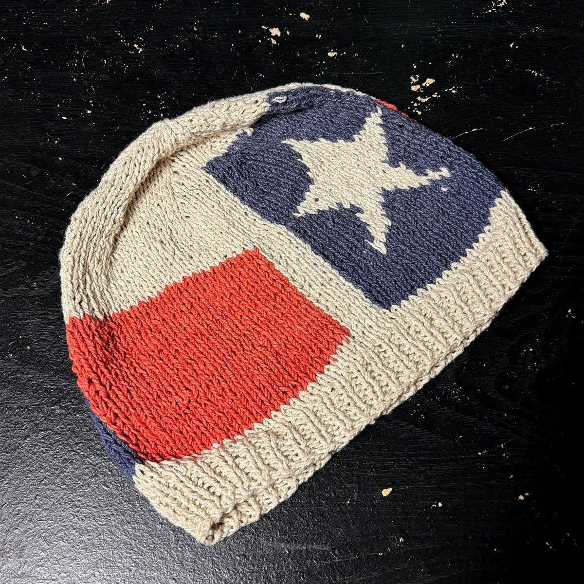 Other Handmade Texas Flag Beanie Size ONE SIZE - 2 Thumbnail